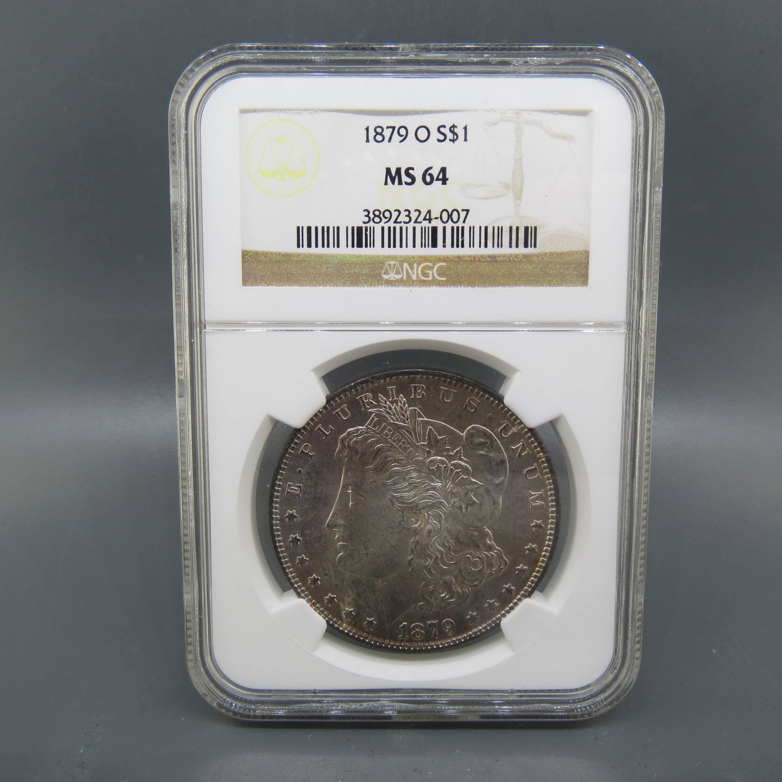 1879-O Morgan Silver Dollar, MS-64, NGC, (1 of 3)