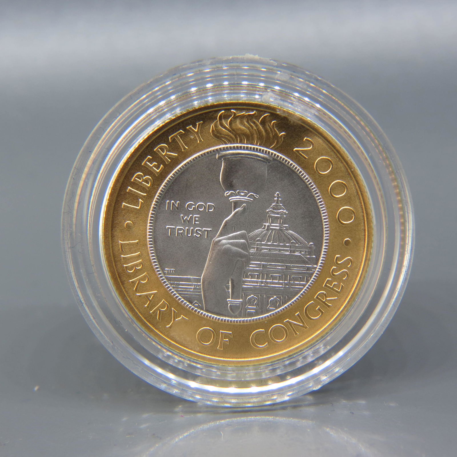 2000 $10.00 Library of Congress Platinum & Gold (1 of 4)