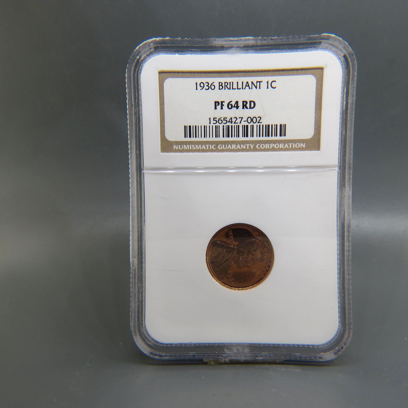 1936 Lincoln Head Cent, Proof 64 RD, NGC, (1 of 4)
