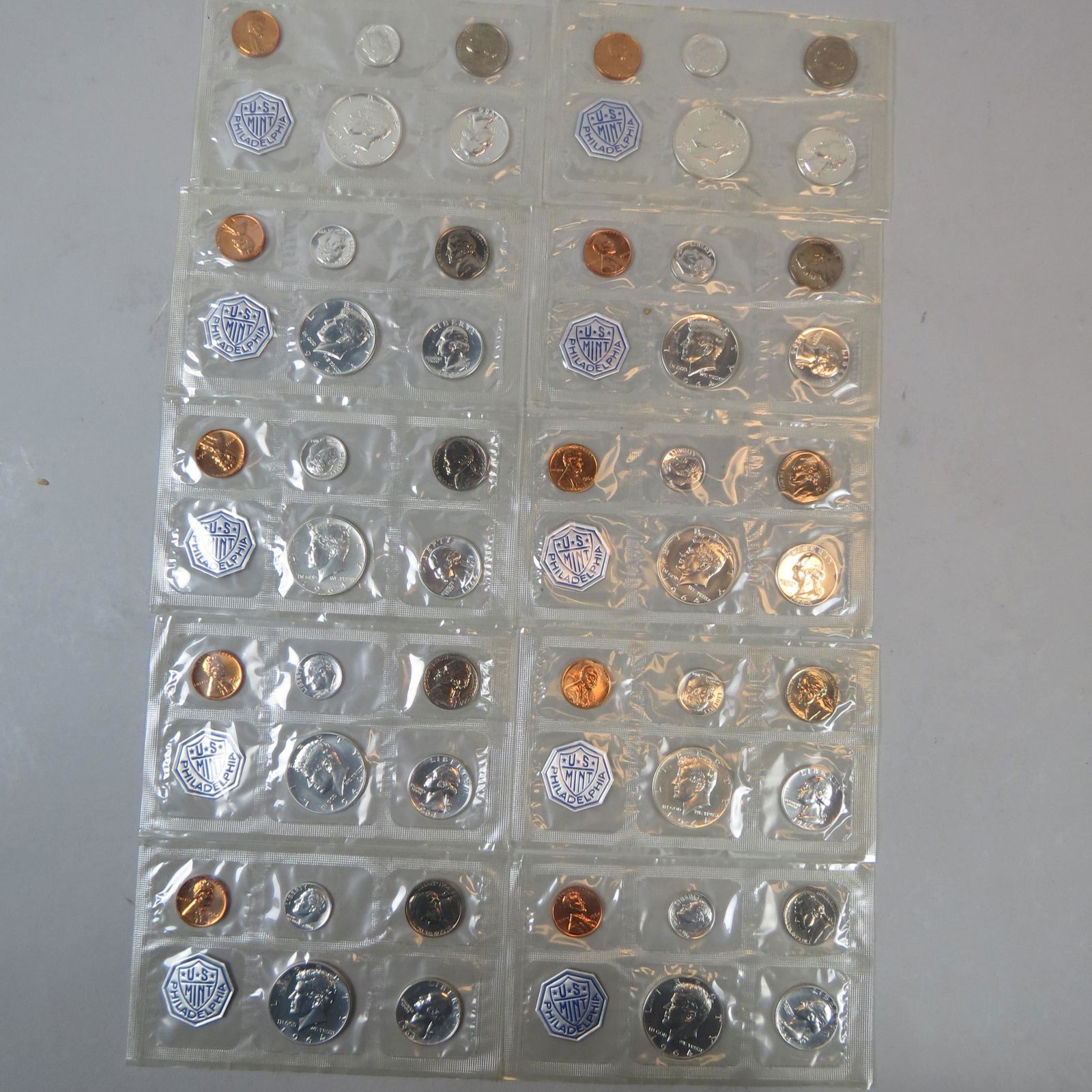 10 1964 U.S. Proof Sets, (1 of 4)