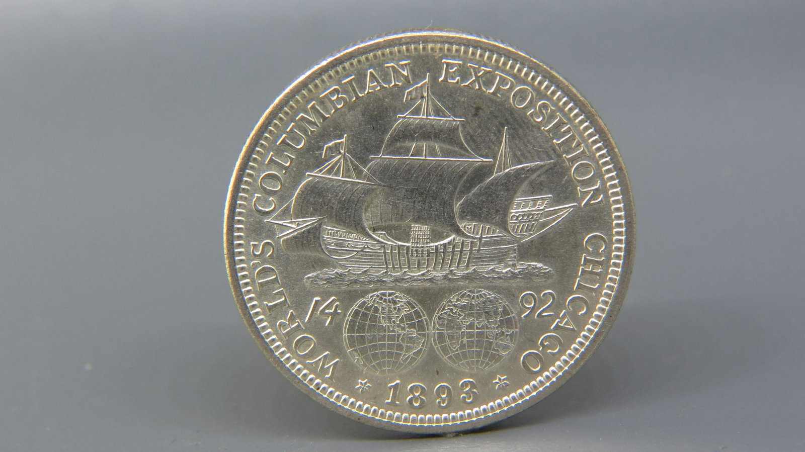 1893 Columbian Expo Commemorative Half Dollar, (1 of 2)