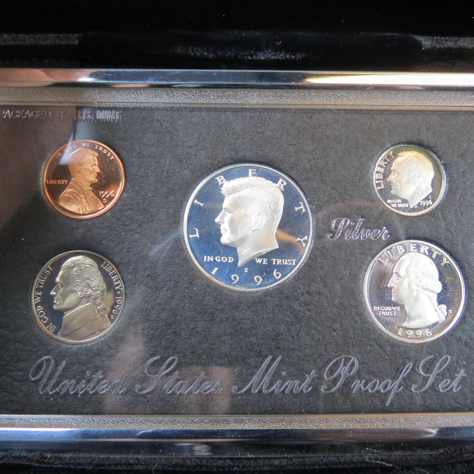 1996 U.S. Silver Premier Proof Set, (1 of 3)