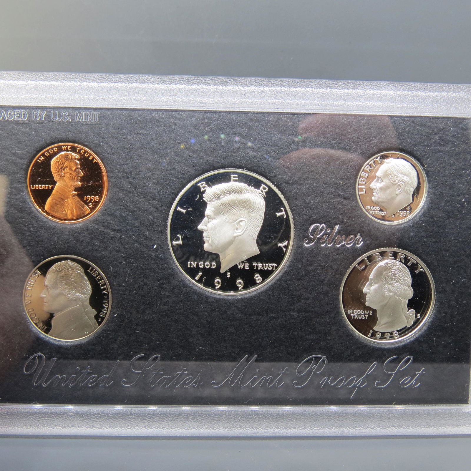 1998 U.S. Silver Premier Proof Set, (1 of 6)