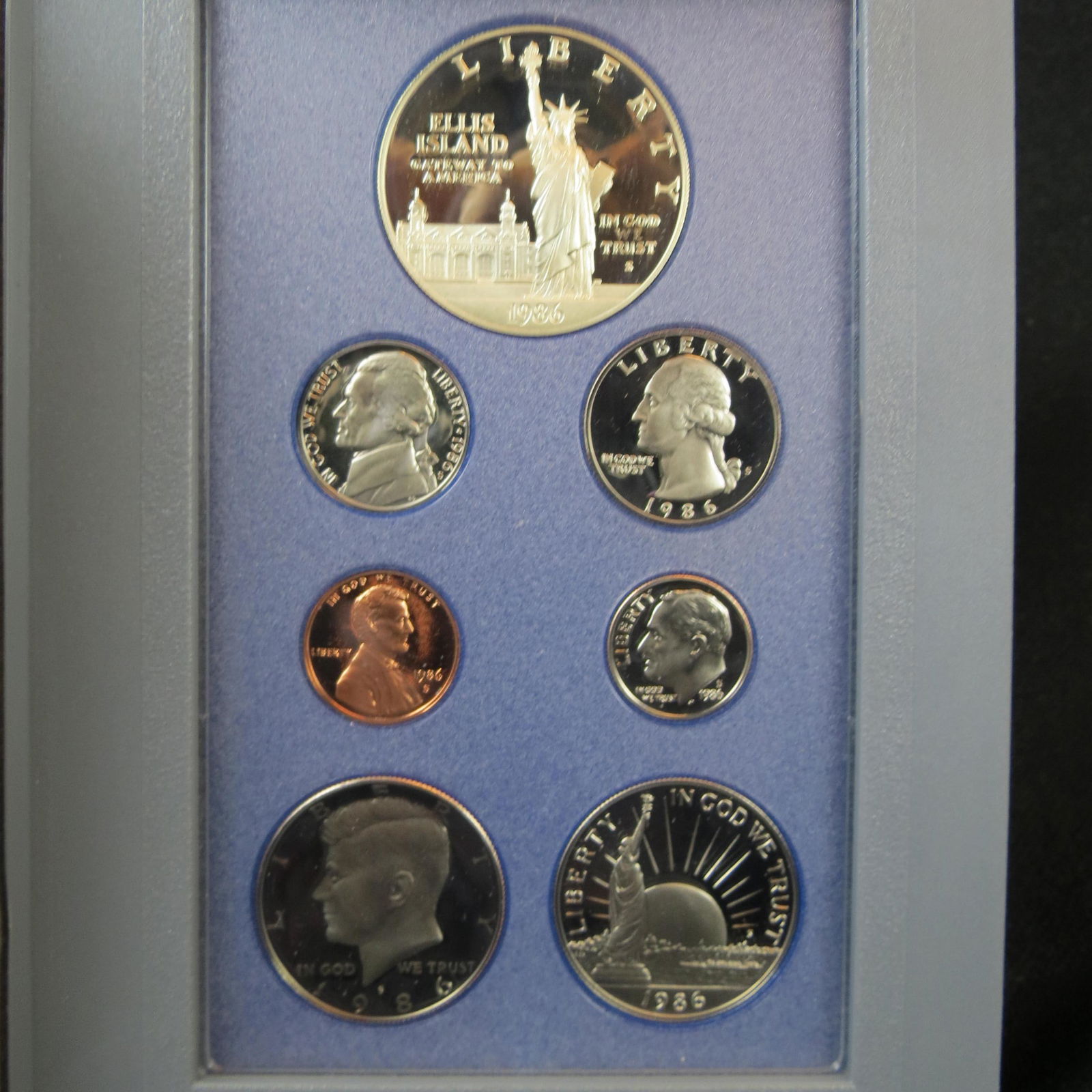 1986 U.S. Prestige Proof Set, (1 of 4)