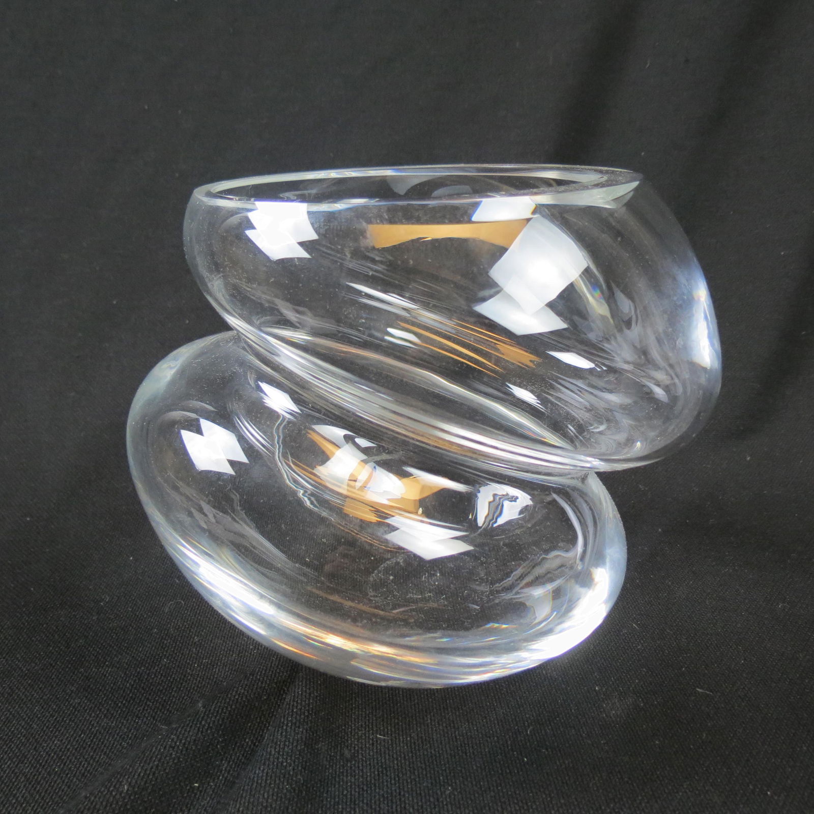 Steuben Crystal Nimbus" Vase," (1 of 5)