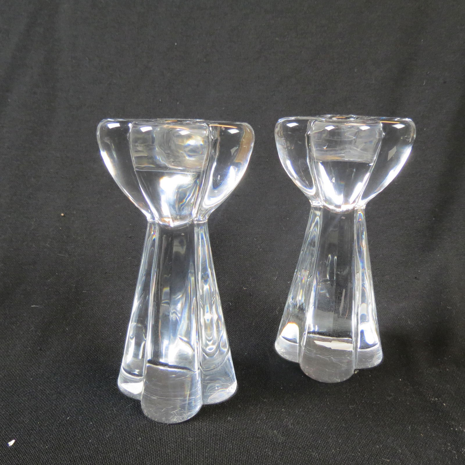 Pair of Baccarat Crystal Candlesticks (1 of 5)