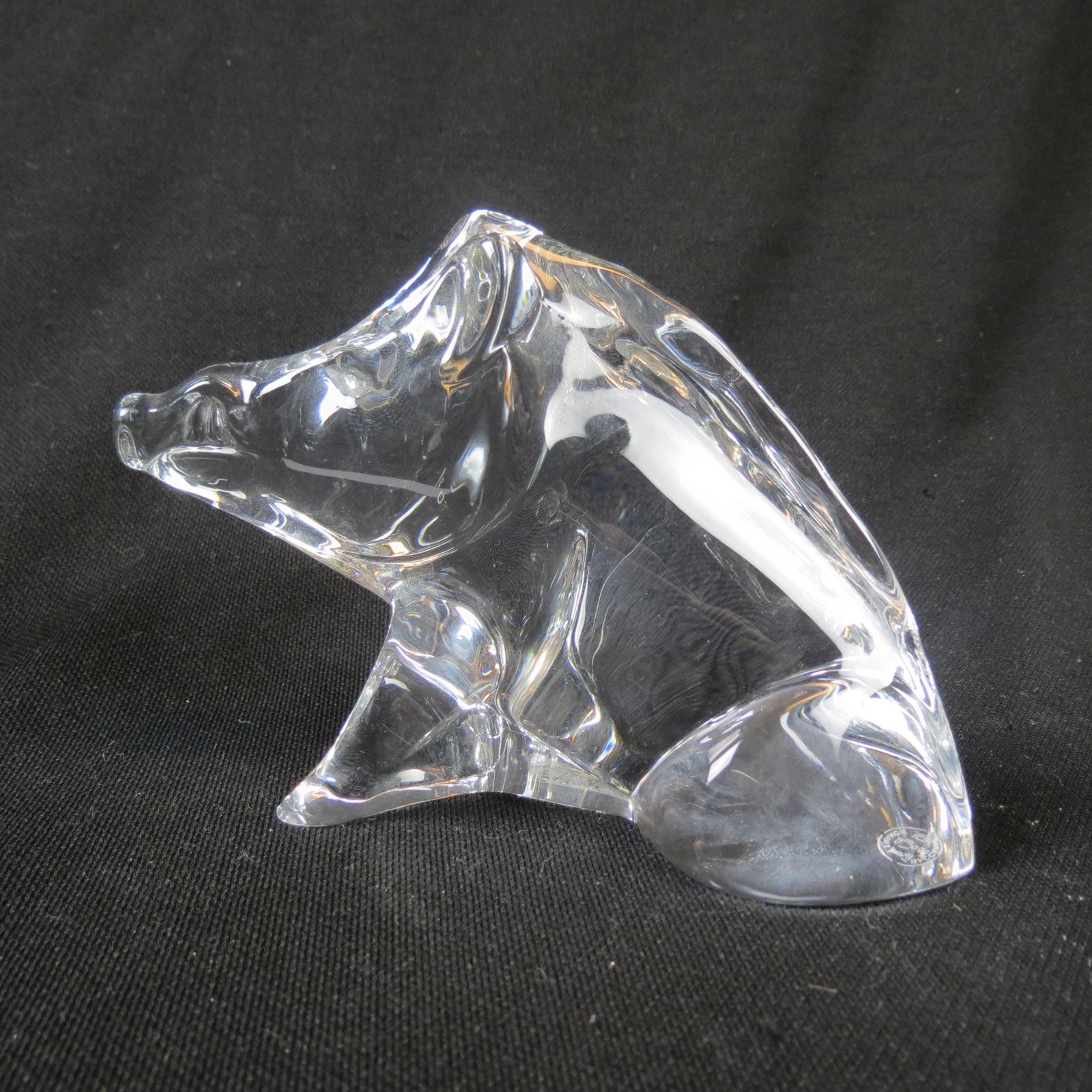 Baccarat Crystal Figurine of a Wild Boar (1 of 6)