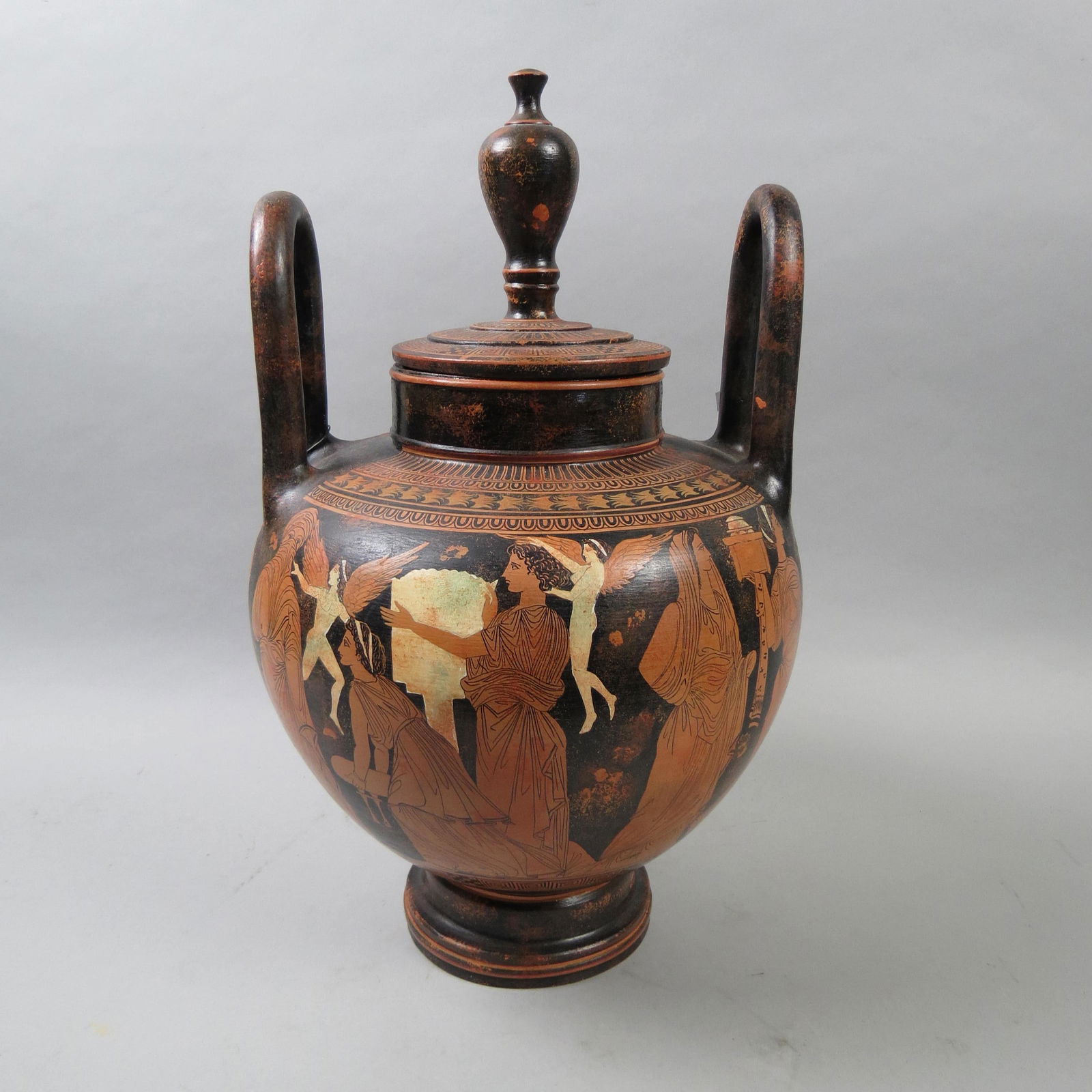 Greek Pottery Covered Urn by Mitsi (1 of 8)