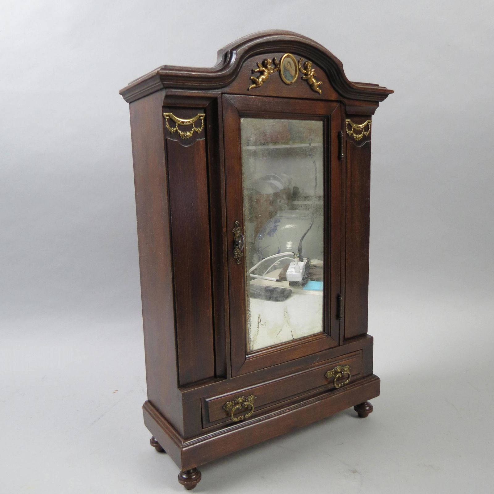 Antique Salesman Sample or Doll Armoire (1 of 6)
