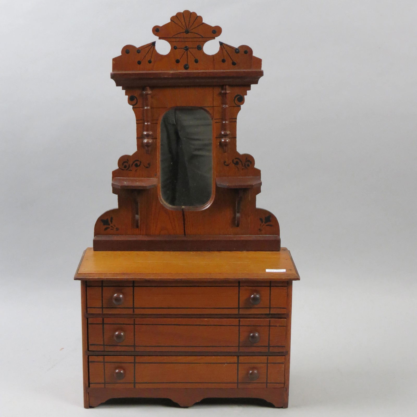 Antique Salesman Sample or Doll Size Dresser (1 of 4)