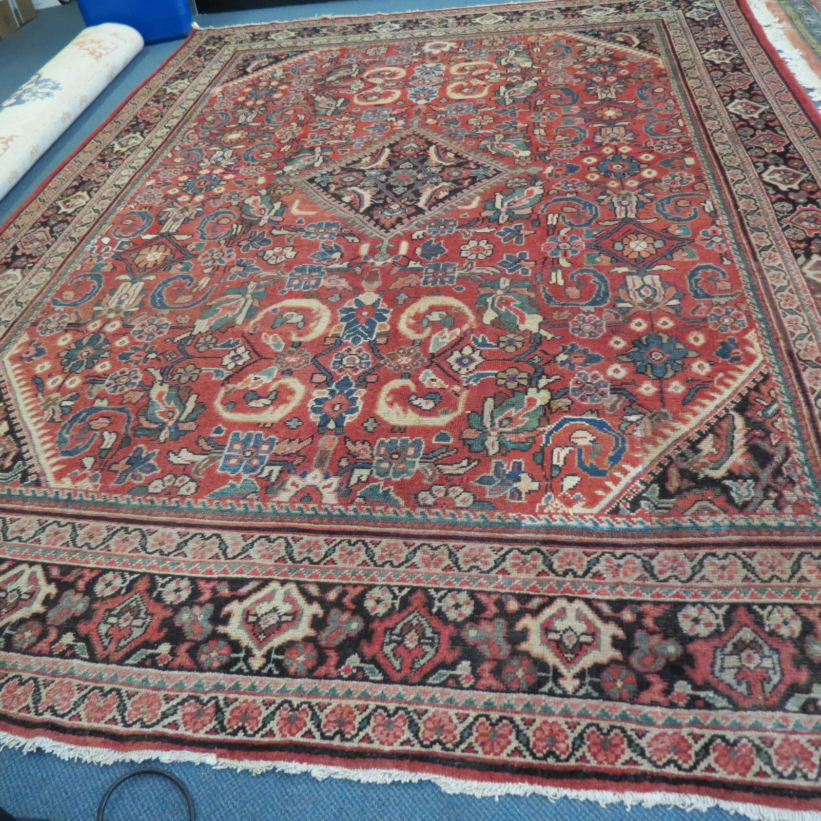 Mahal Type Persian Handmade Room Size Rug (1 of 9)