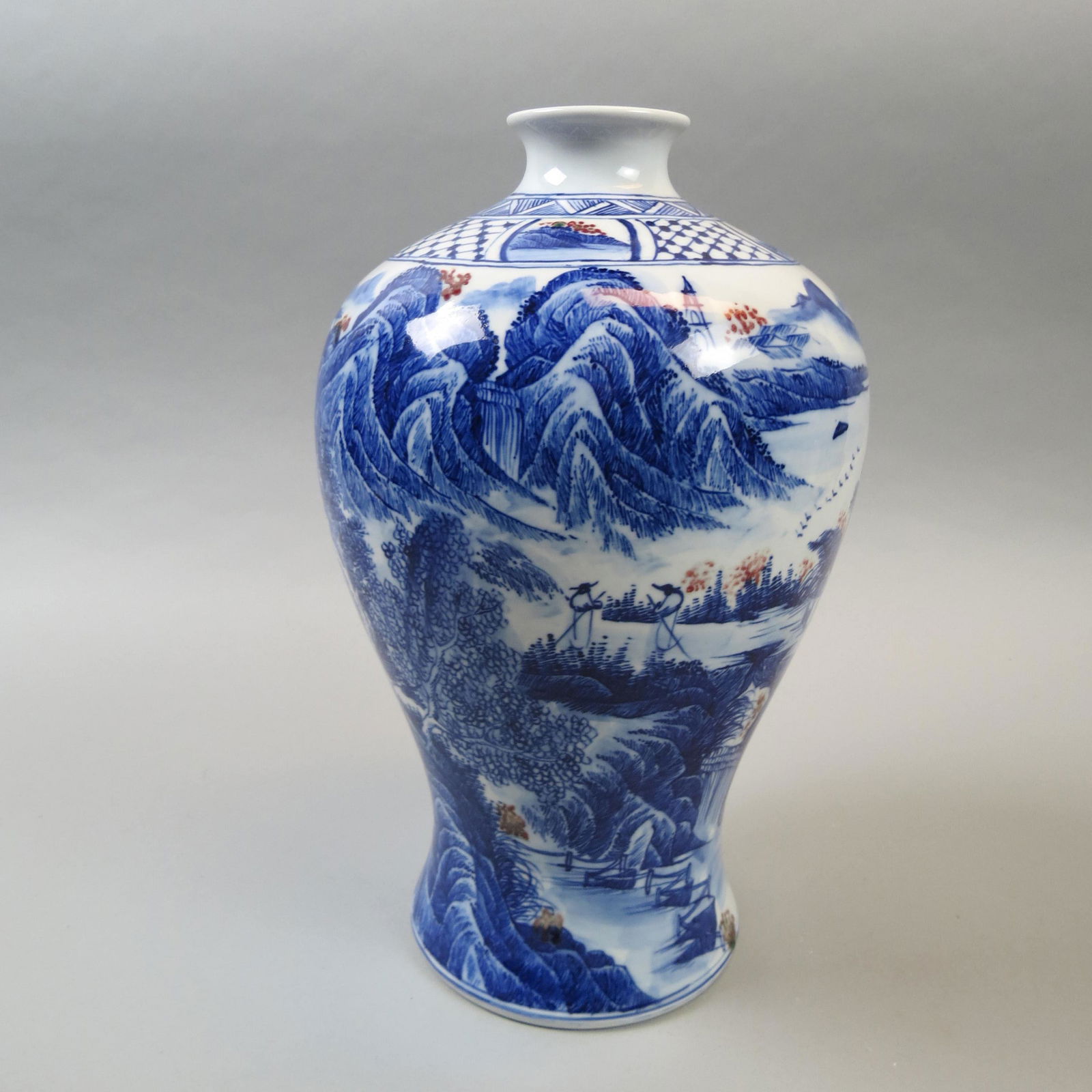 Chinese Blue & White Porcelain Vase (1 of 5)