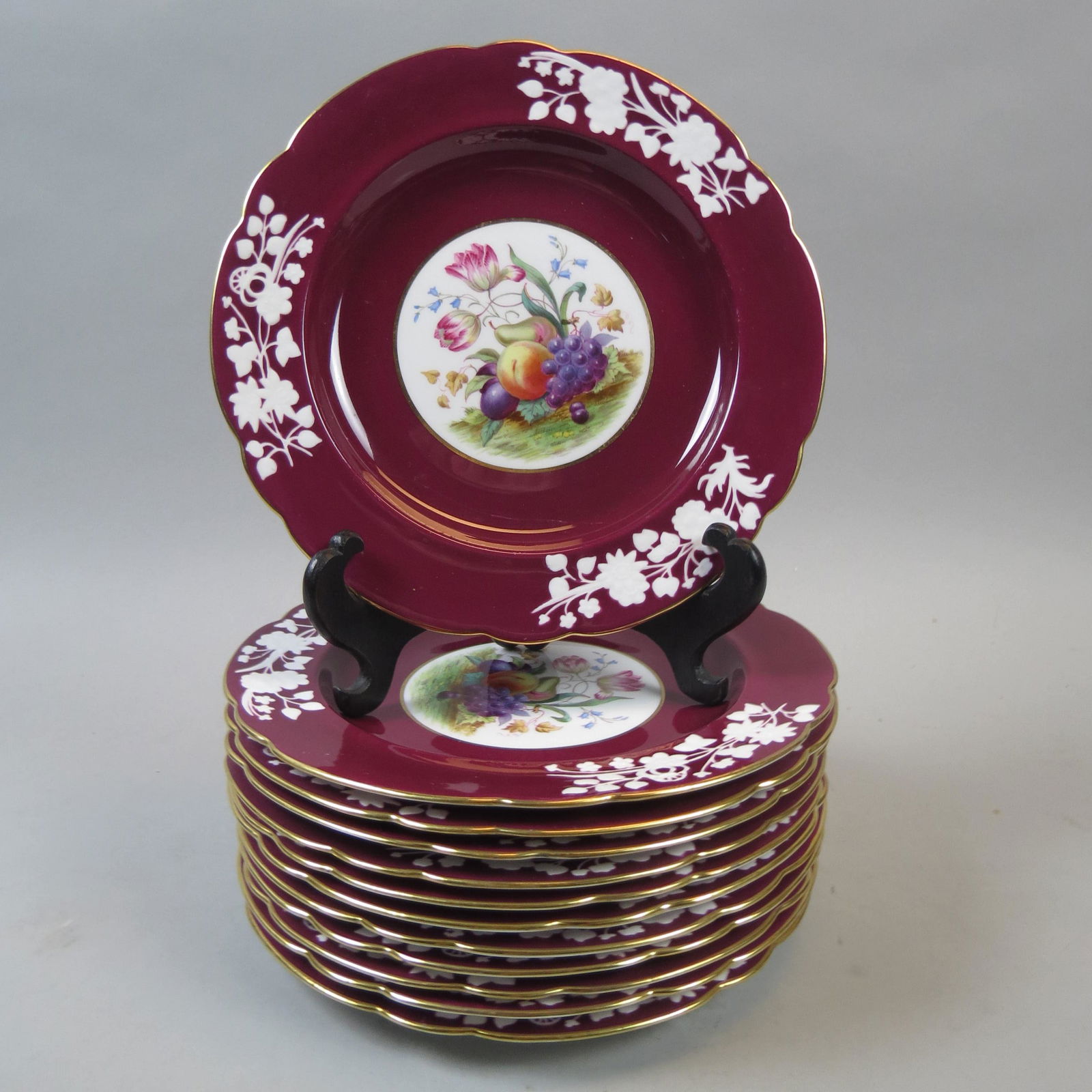 12 Tiffany Copeland Spode Dessert Plates (1 of 5)