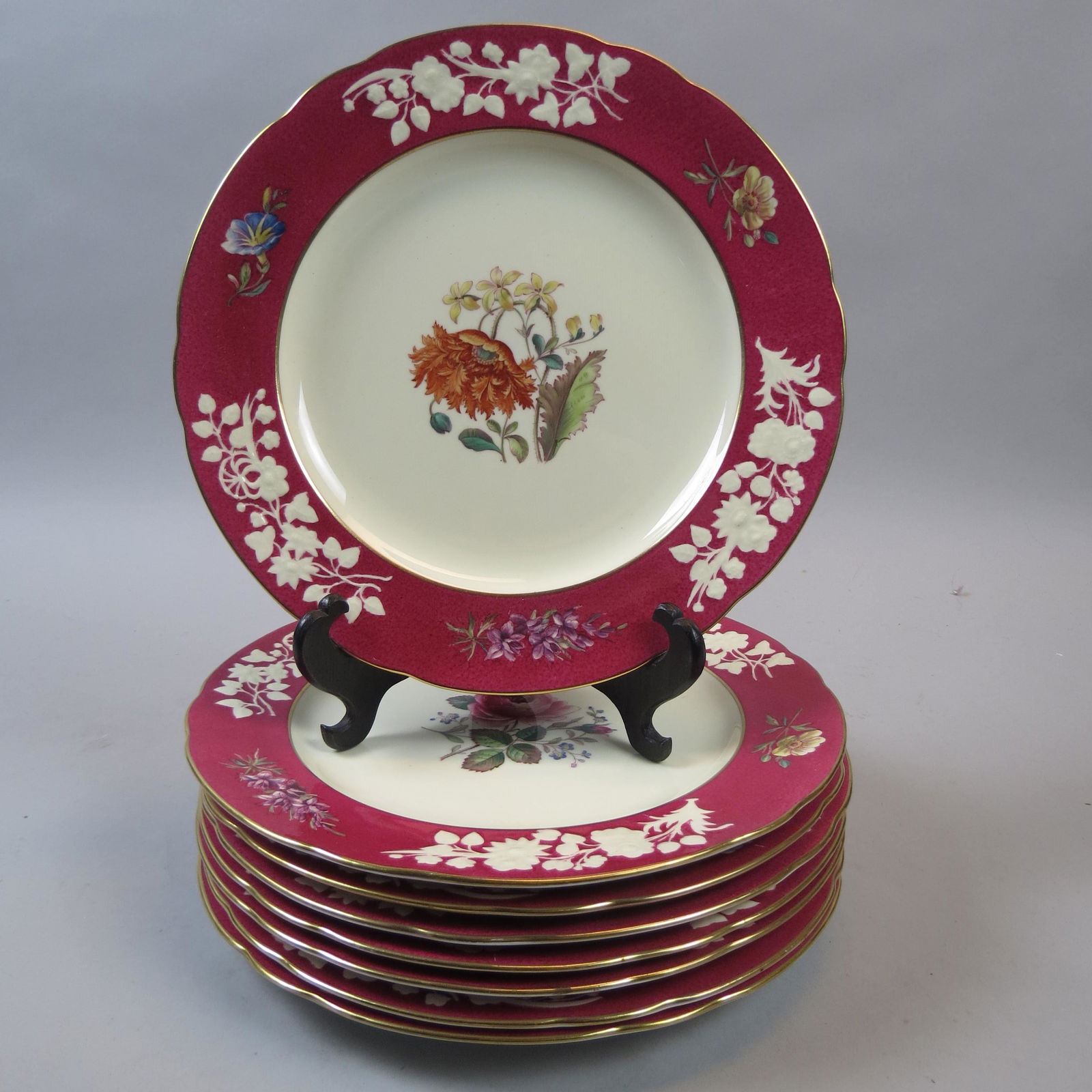 8 Copeland Spode China Dinner or Service Plates (1 of 7)