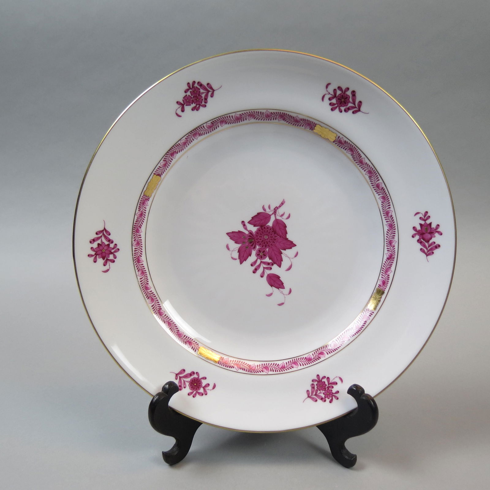 Herend Chinese Bouquet" Raspberry Serving Dish," (1 of 6)