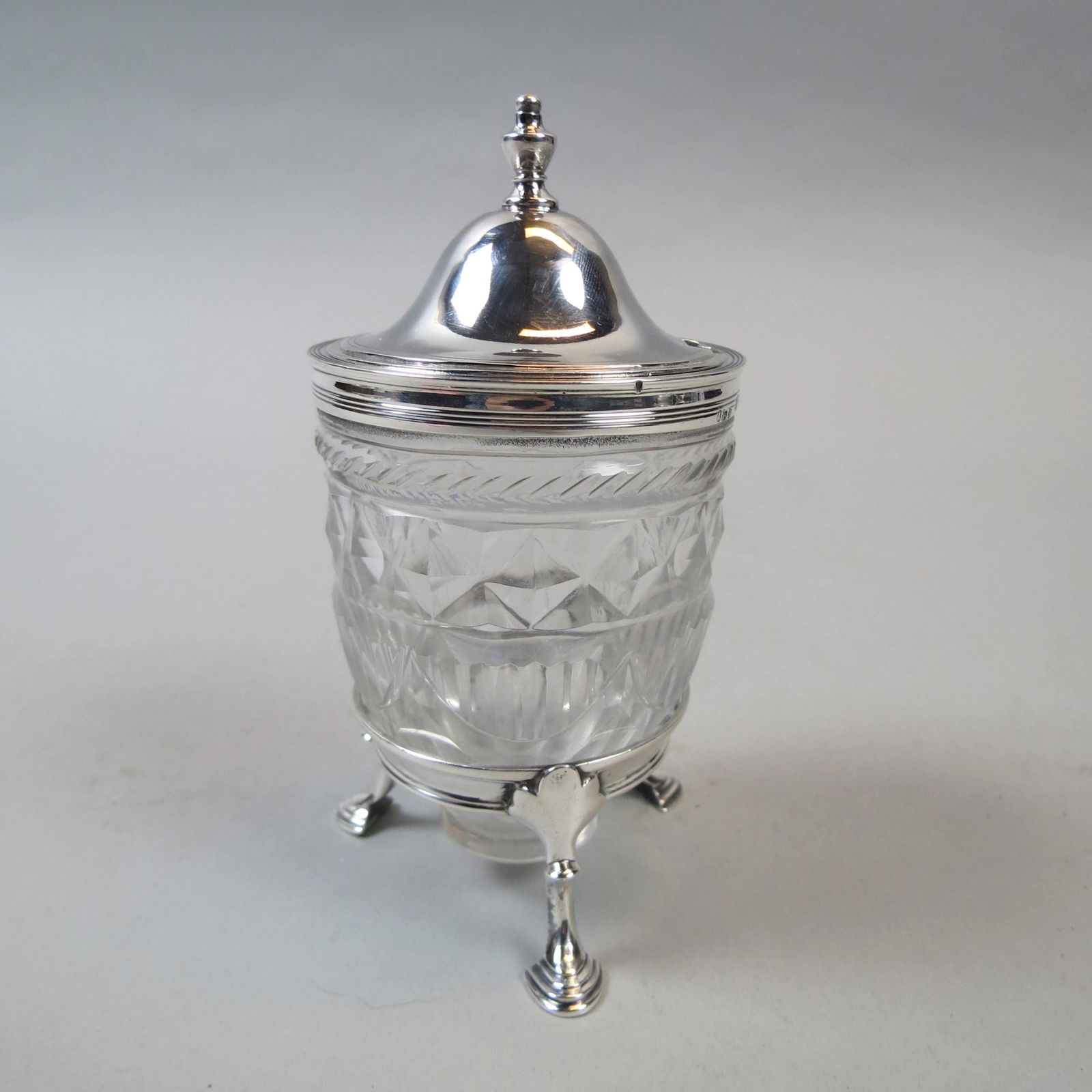 1796 English Sterling Mustard Pot by P & A Bateman (1 of 5)