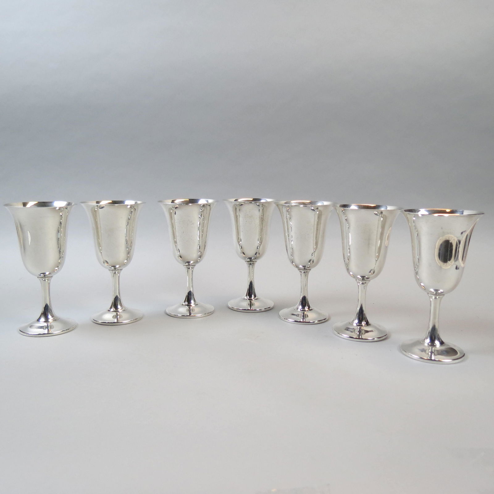 8 Wallace Sterling Silver Goblets (1 of 3)