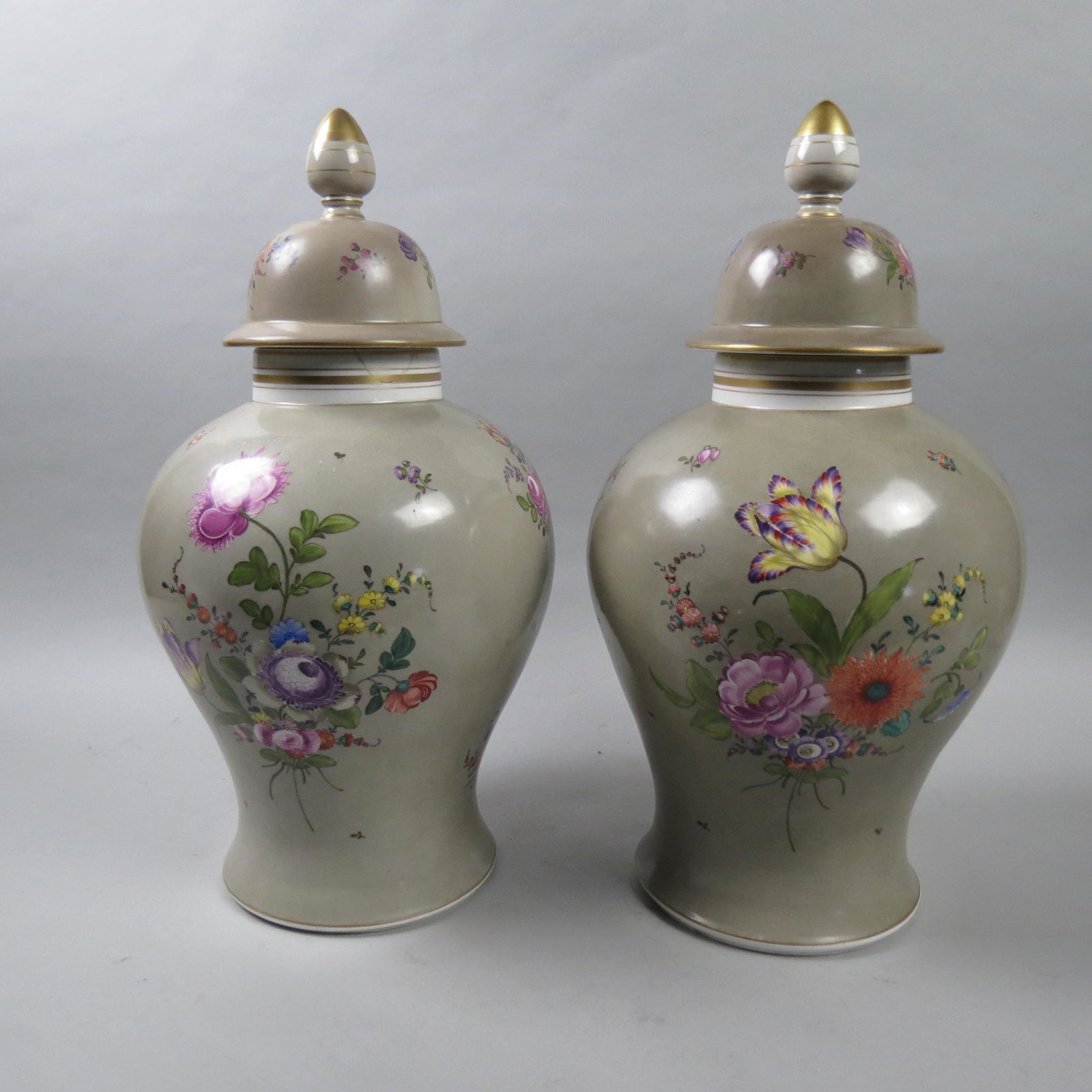 Pair of Royal Vienna Porcelain Urns (1 of 7)