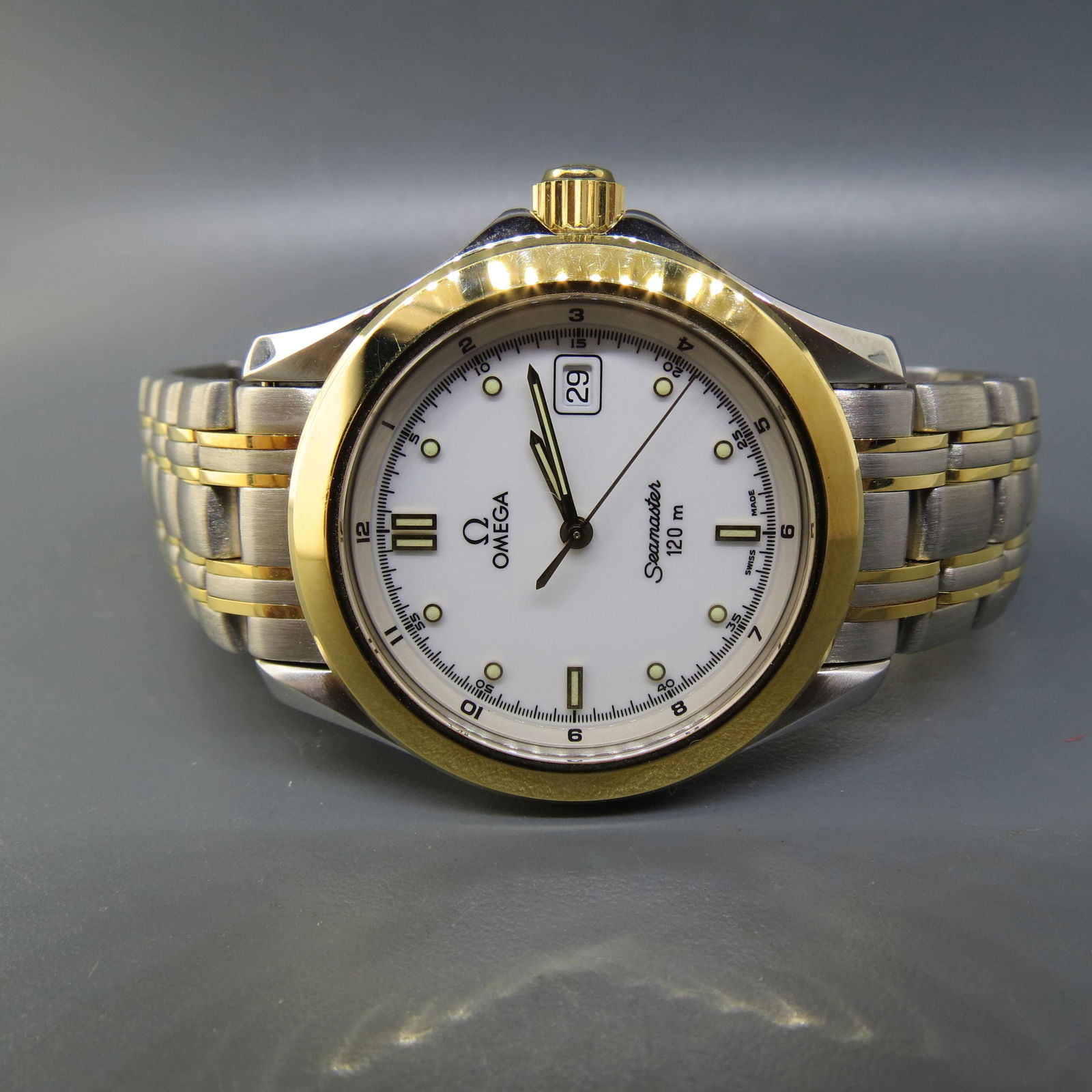 Omega Seamaster Men's Wristwatch, 18K & Stainless (1 of 9)