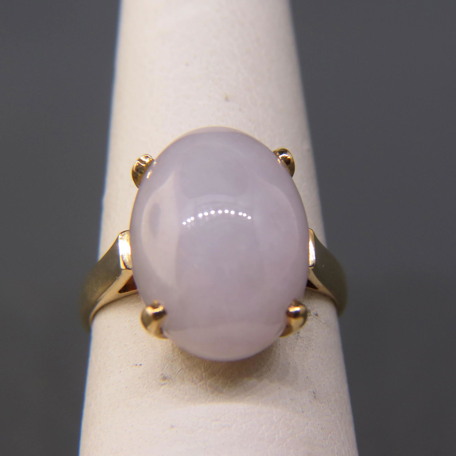 Lavendar Jade 14K Gold Ring (1 of 7)