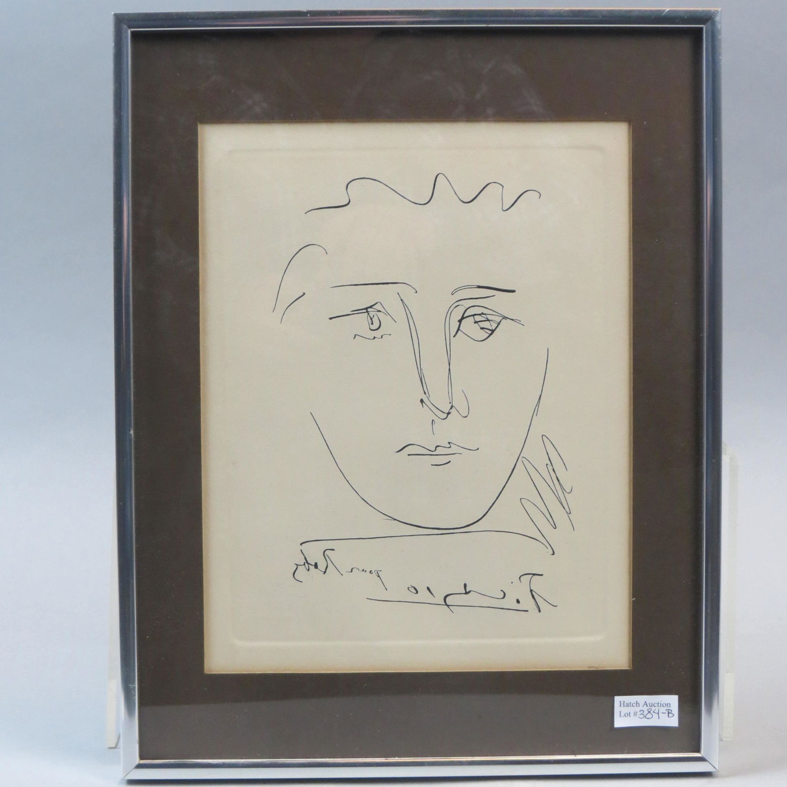 Pablo Picasso, etching, Pour Roby"," (1 of 3)