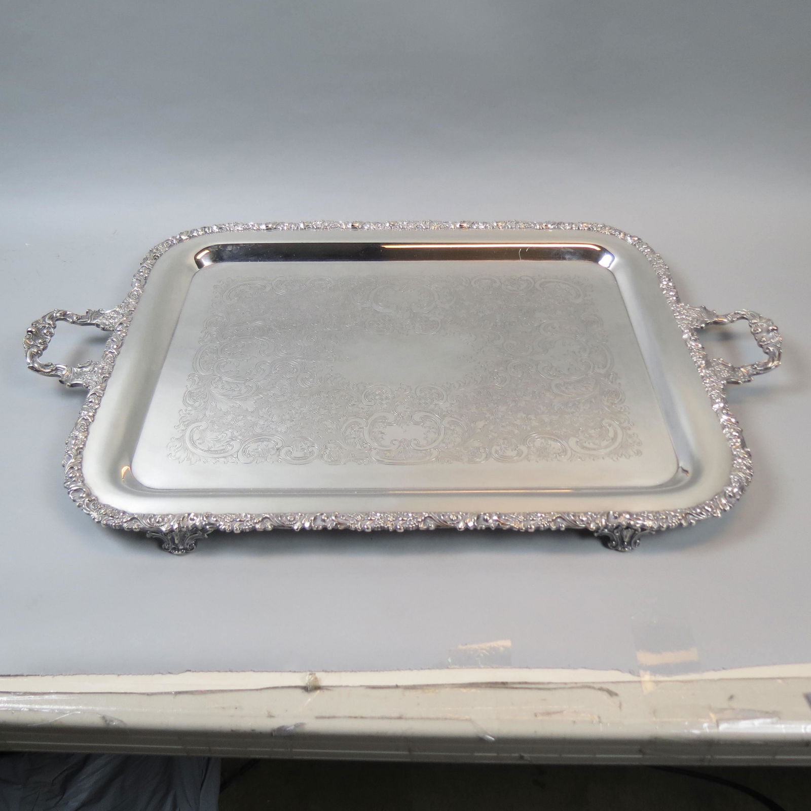 Large Silverplate Tray (1 of 5)