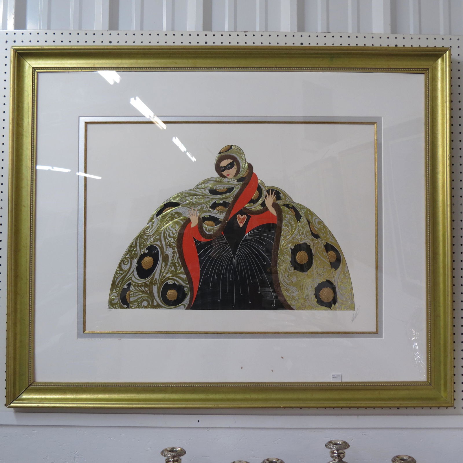 Erte Masquerade II" Original Color Serigraph," (1 of 5)