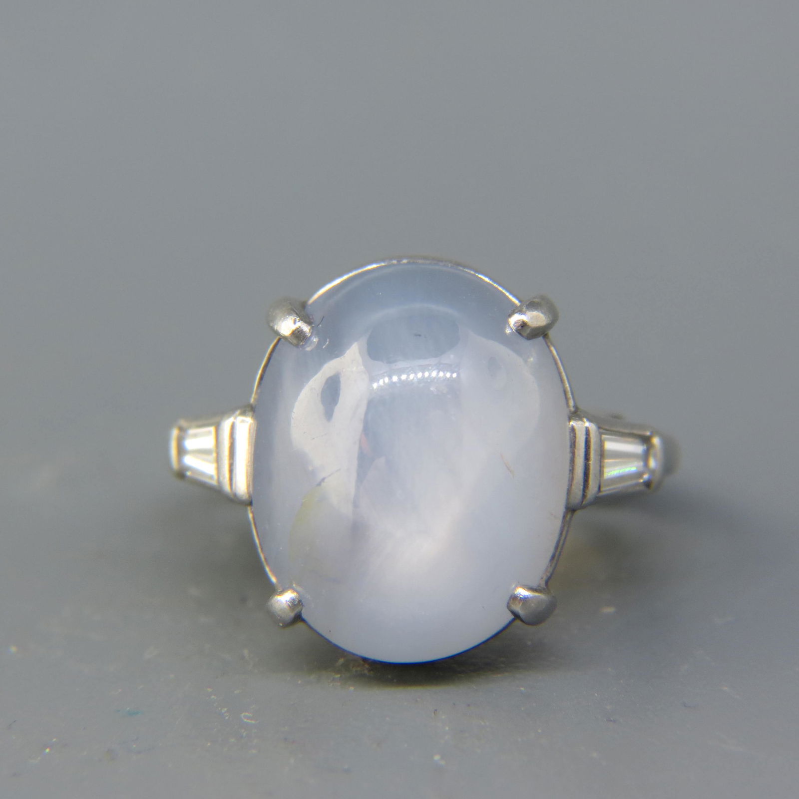 Platinum Star Sapphire Ring (1 of 6)