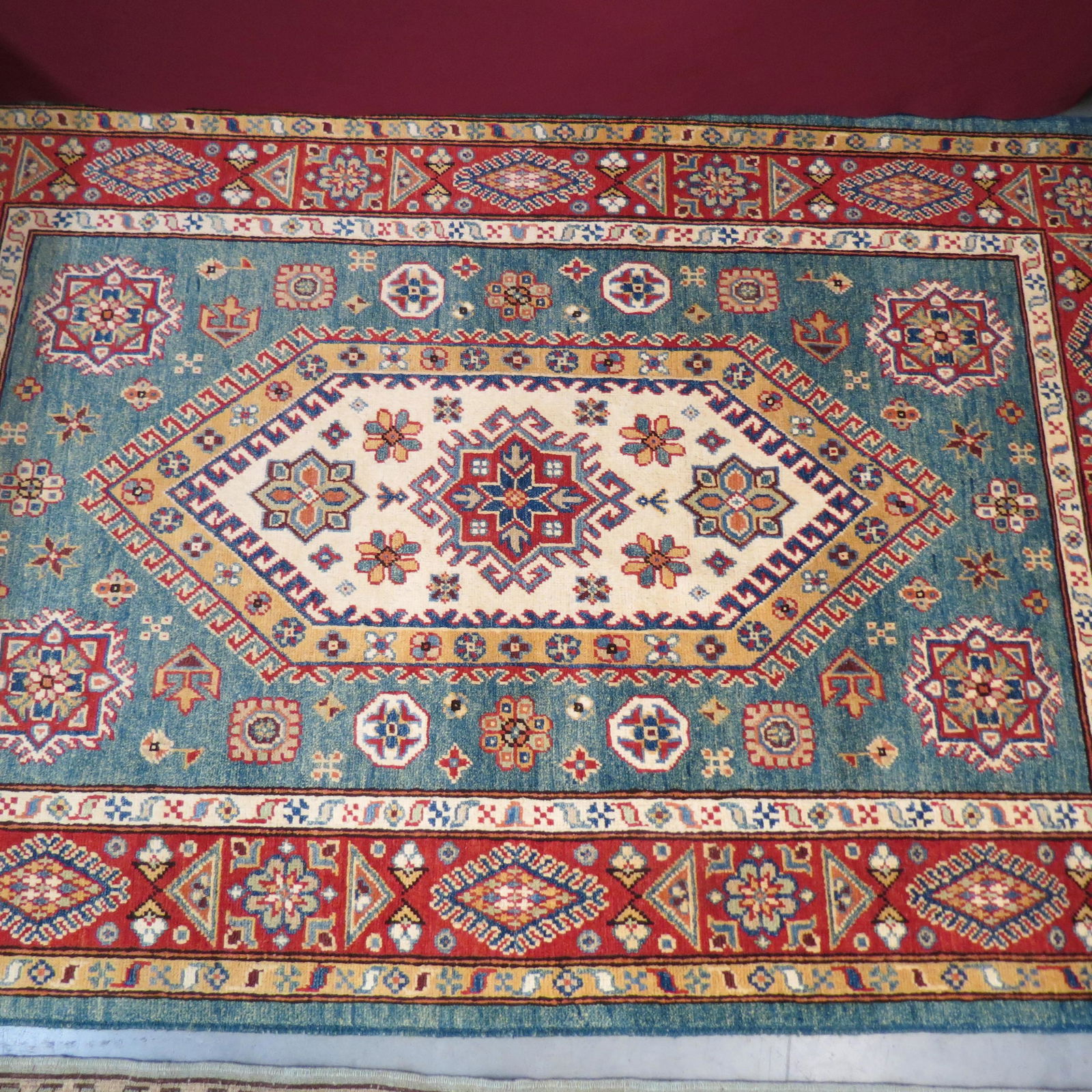 Kazak Style Handmade Rug (1 of 6)