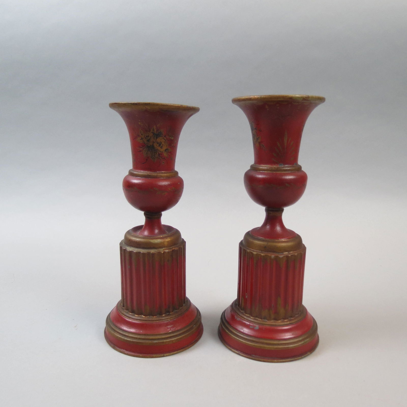Pair of French Tole Vases (1 of 8)