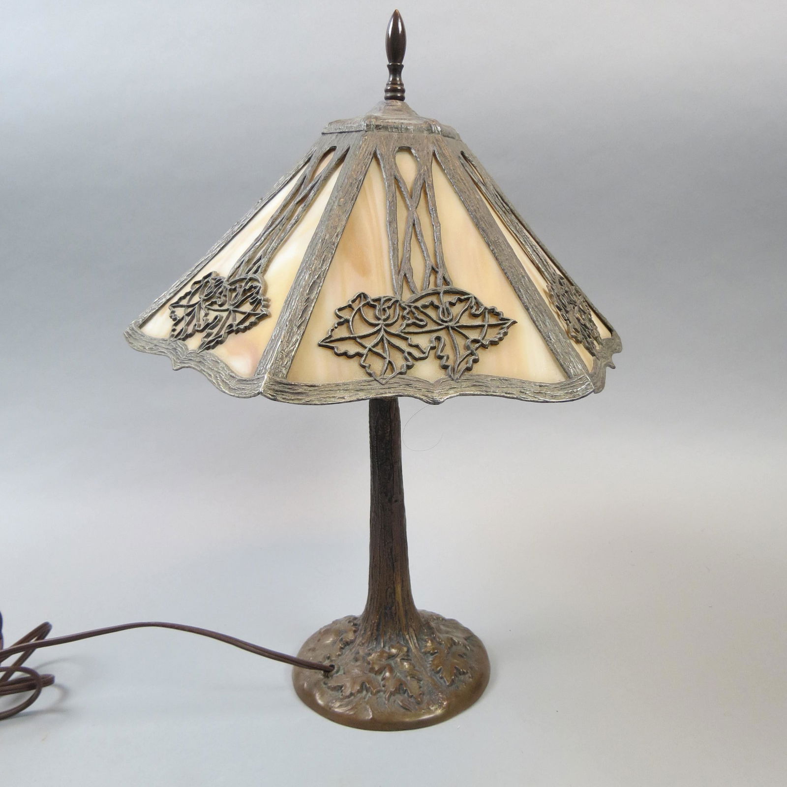 Slag Glass Table Lamp (1 of 6)