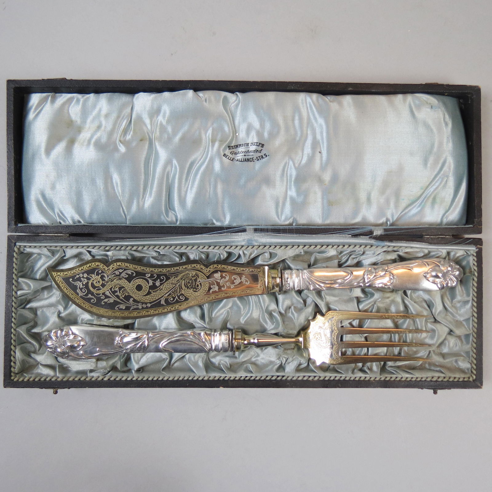 European Silver Fish Serving Set (1 of 7)