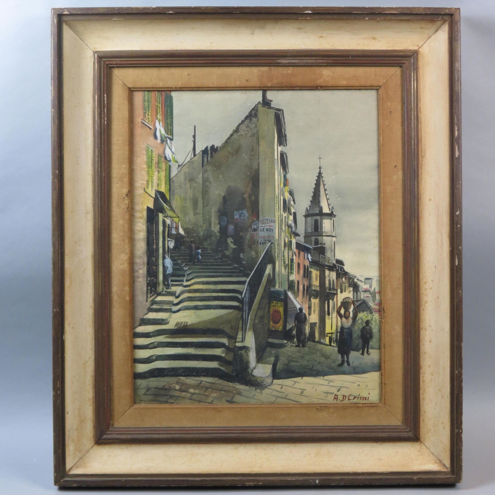 A.D. Crimi, watercolor, European Cityscape (1 of 6)