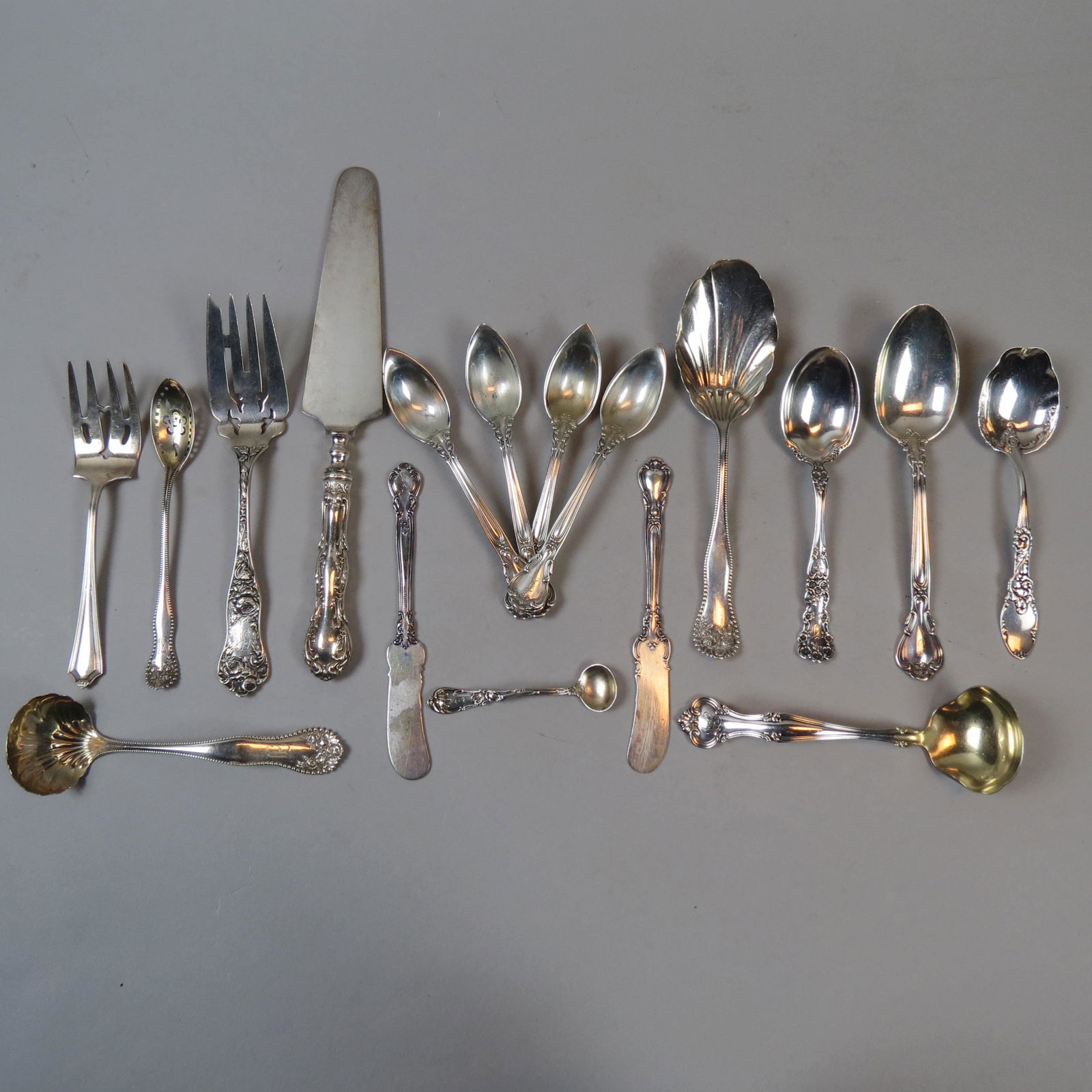 17 pcs. Sterling Silver Flatware (1 of 7)