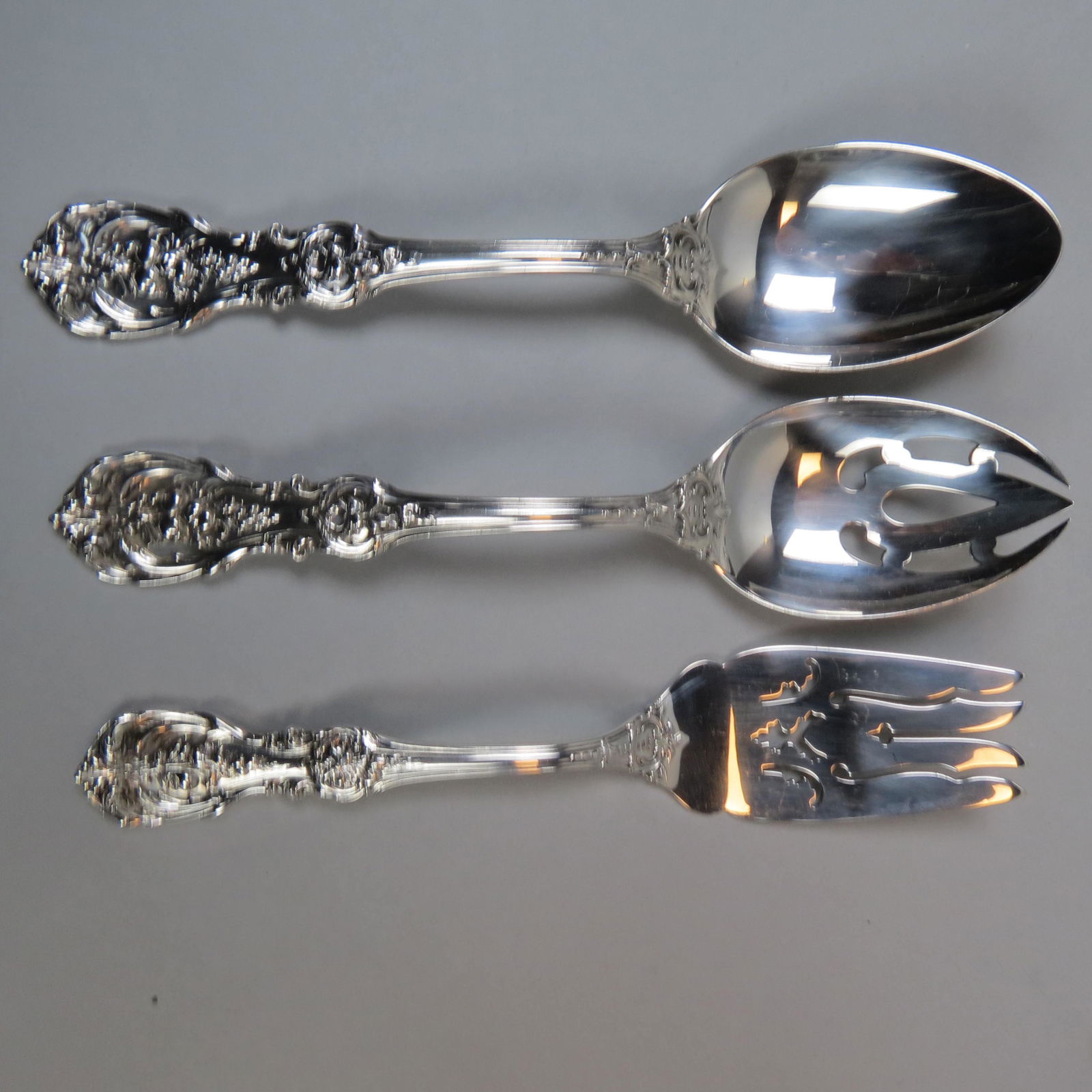 3 Reed & Barton Francis I" Sterling Servers," (1 of 4)