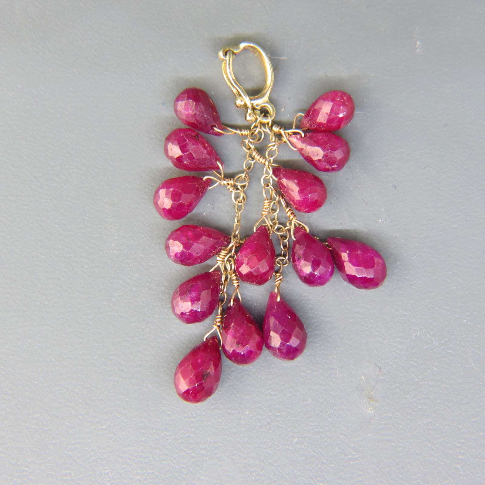 Ruby 14K Gold Pendant (1 of 4)
