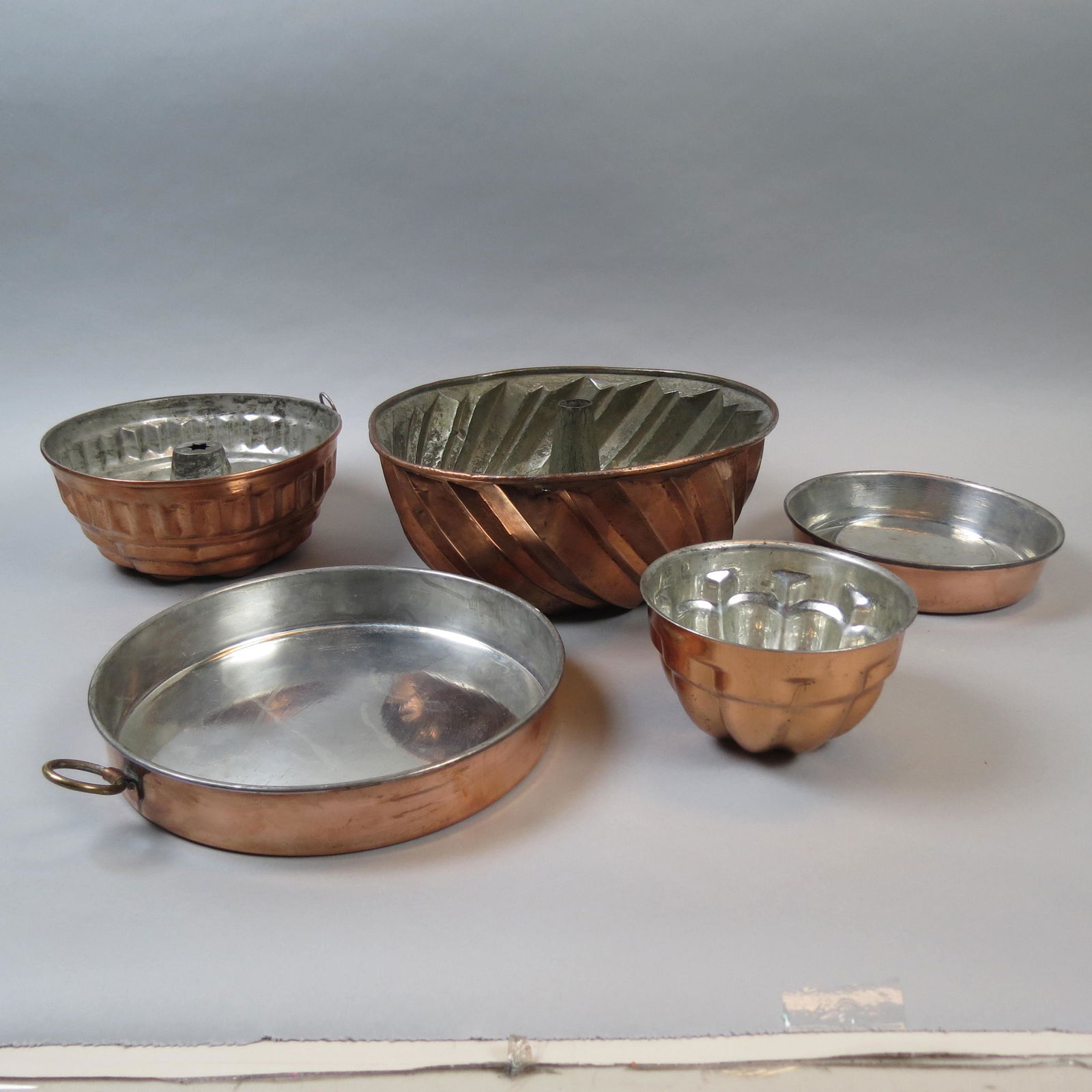 5 pcs. Copper Cookware (1 of 7)