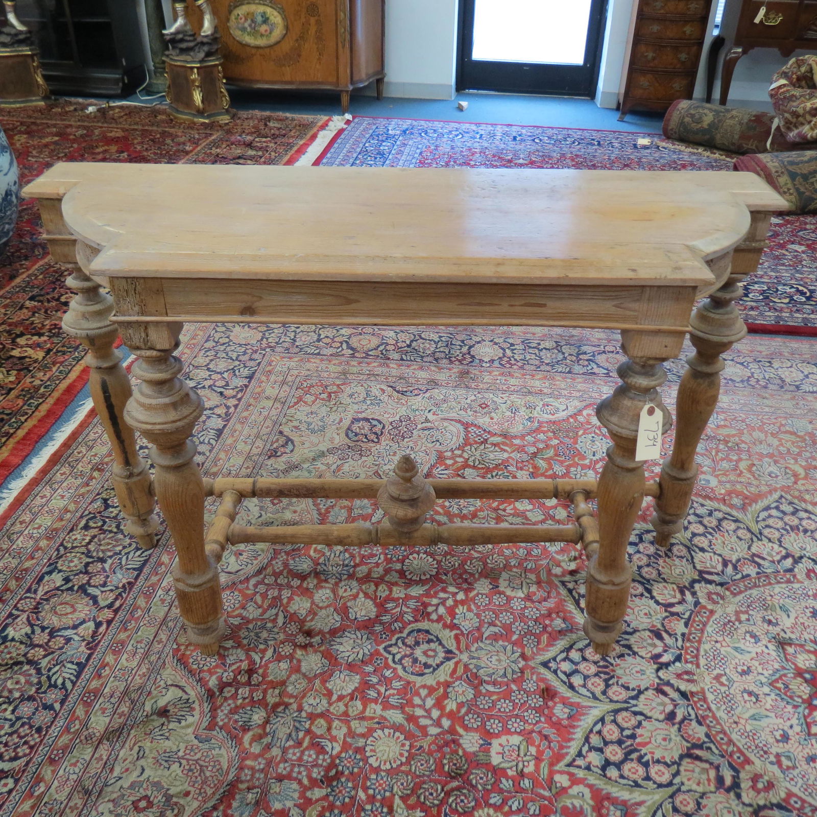 Antique Pine Console Table (1 of 6)