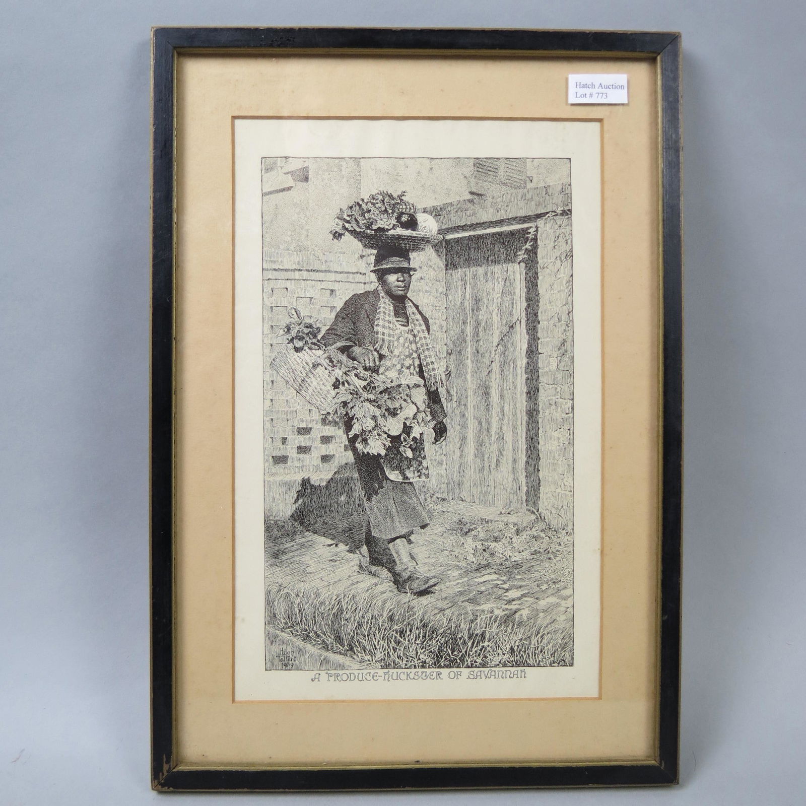 Hugh Tallant, print, Produce Huckster in Savannah (1 of 4)