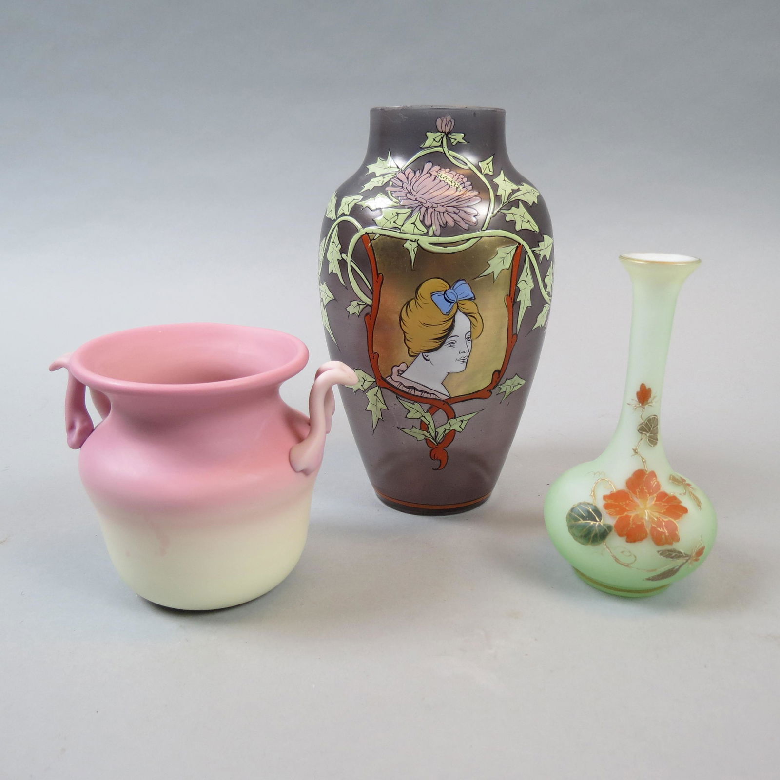 3 pcs. Art Glass; (1 of 8)