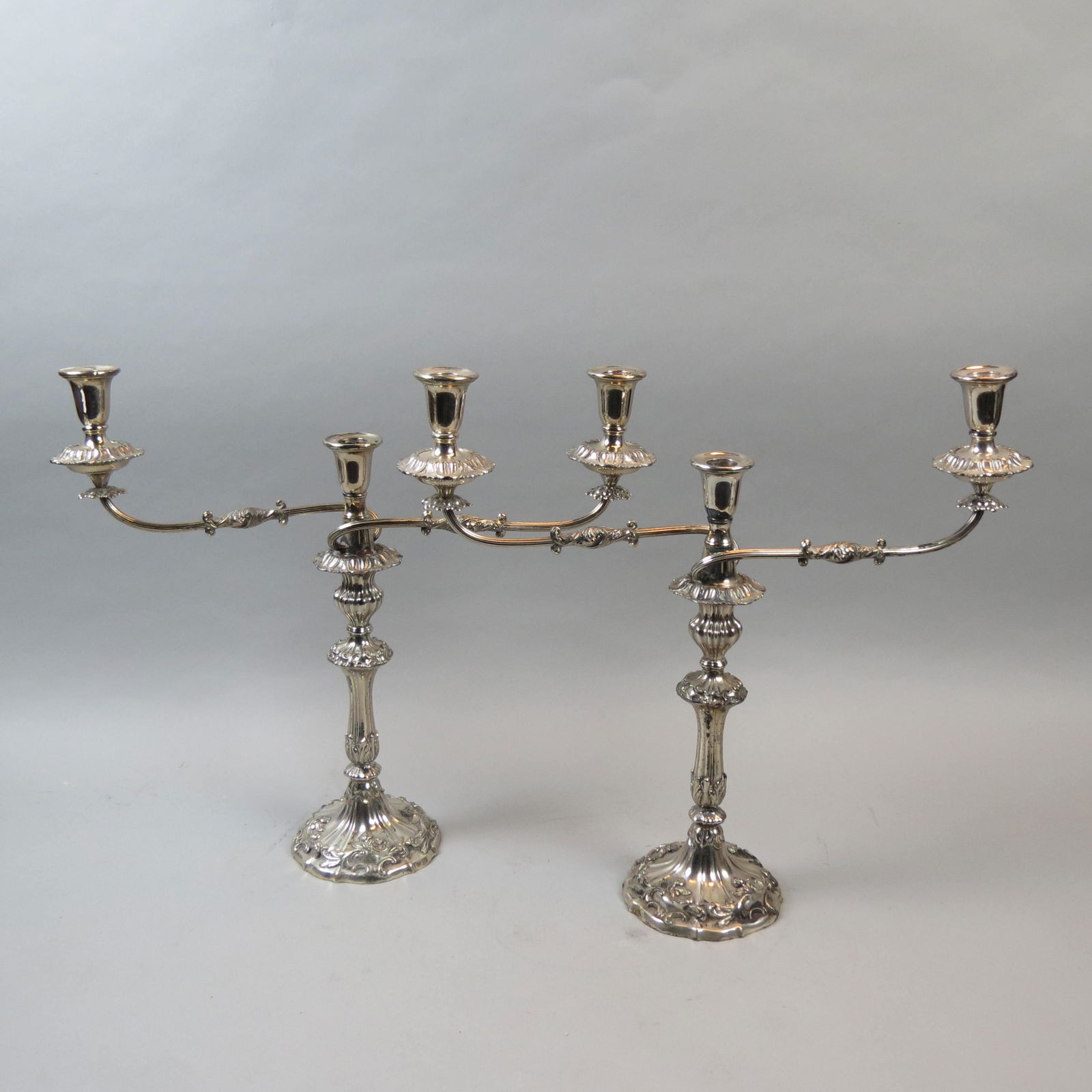 Pair of Silverplate Candelabra (1 of 5)