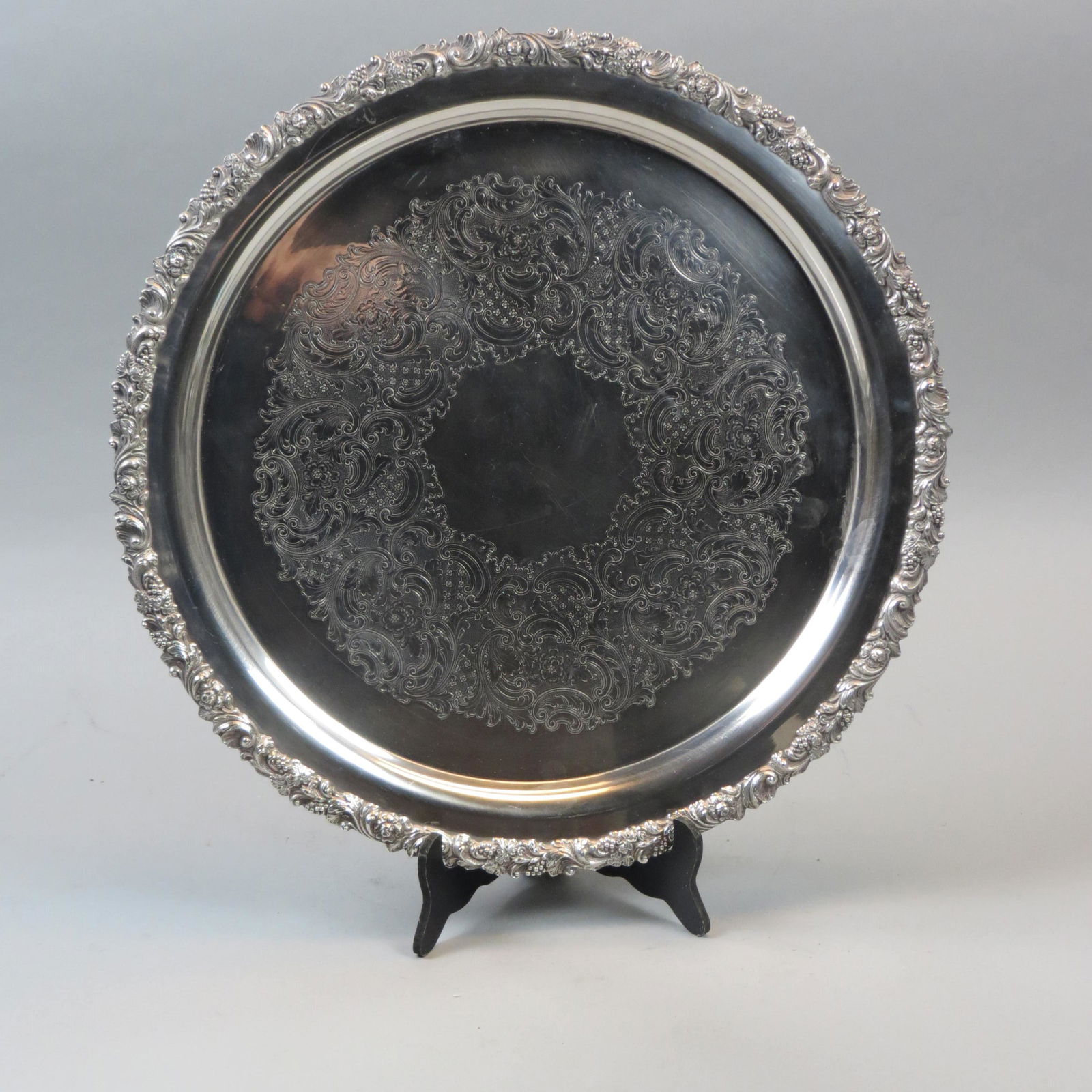 Gorham Silverplate Serving Tray (1 of 4)