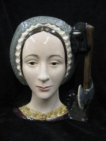 Royal Doulton Character Mug "Anne Boleyn",: D-6644, large, 1975-1990, 7 1/4", excellent.