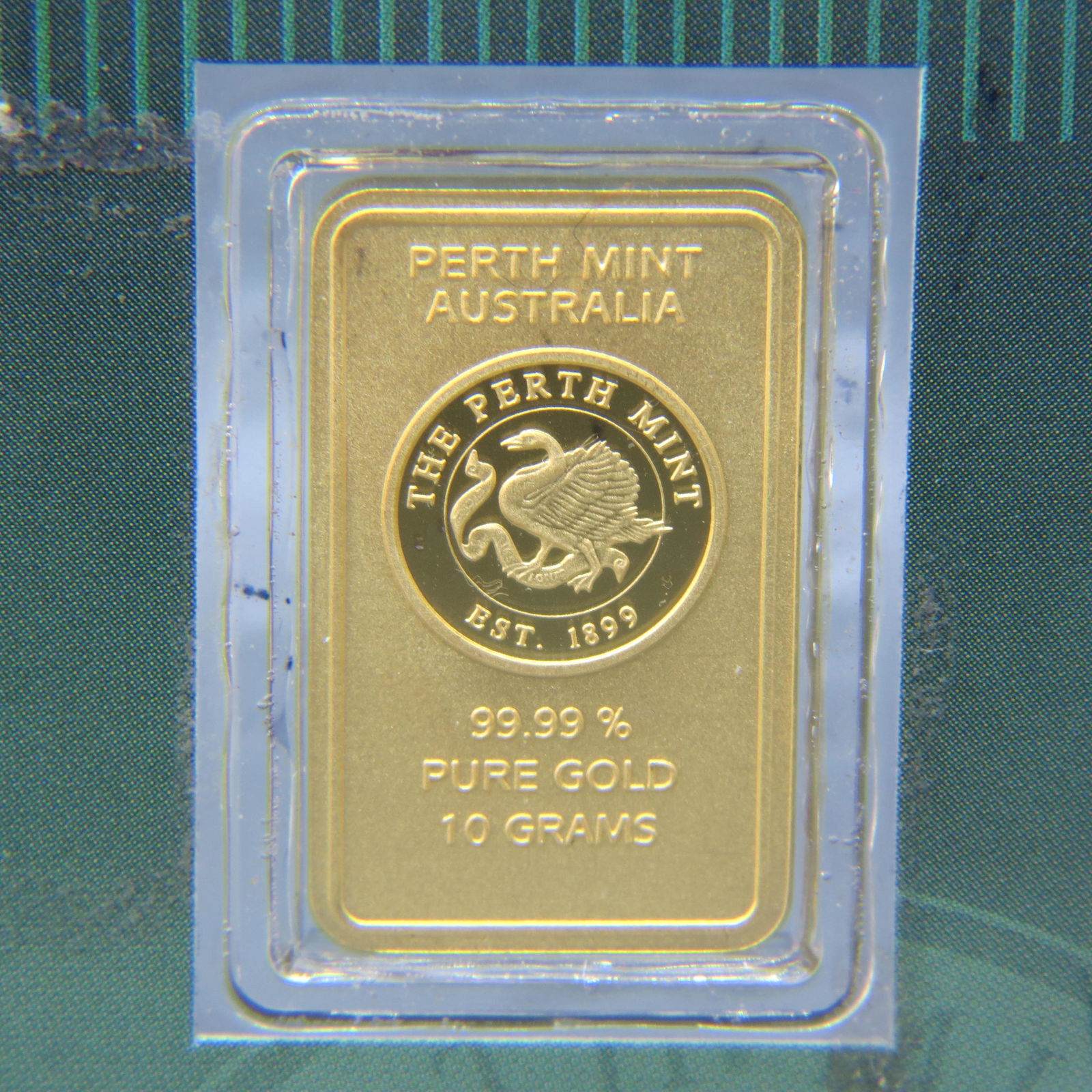 Australia Perth Mint .999 Fine Gold Ingot 10 Gram, (1 of 4)