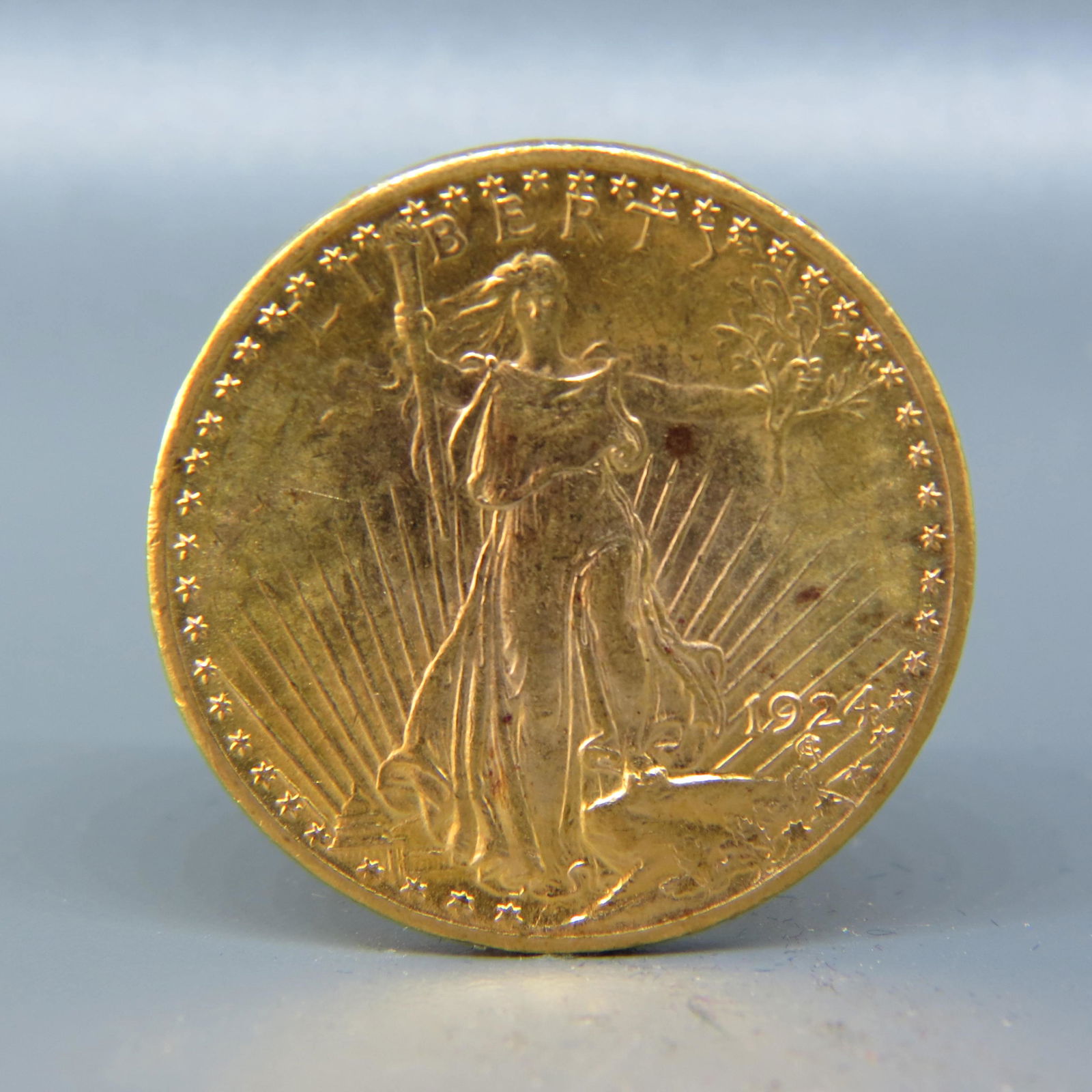 1924 $20.00 St. Gaudens Gold Coin, (1 of 3)