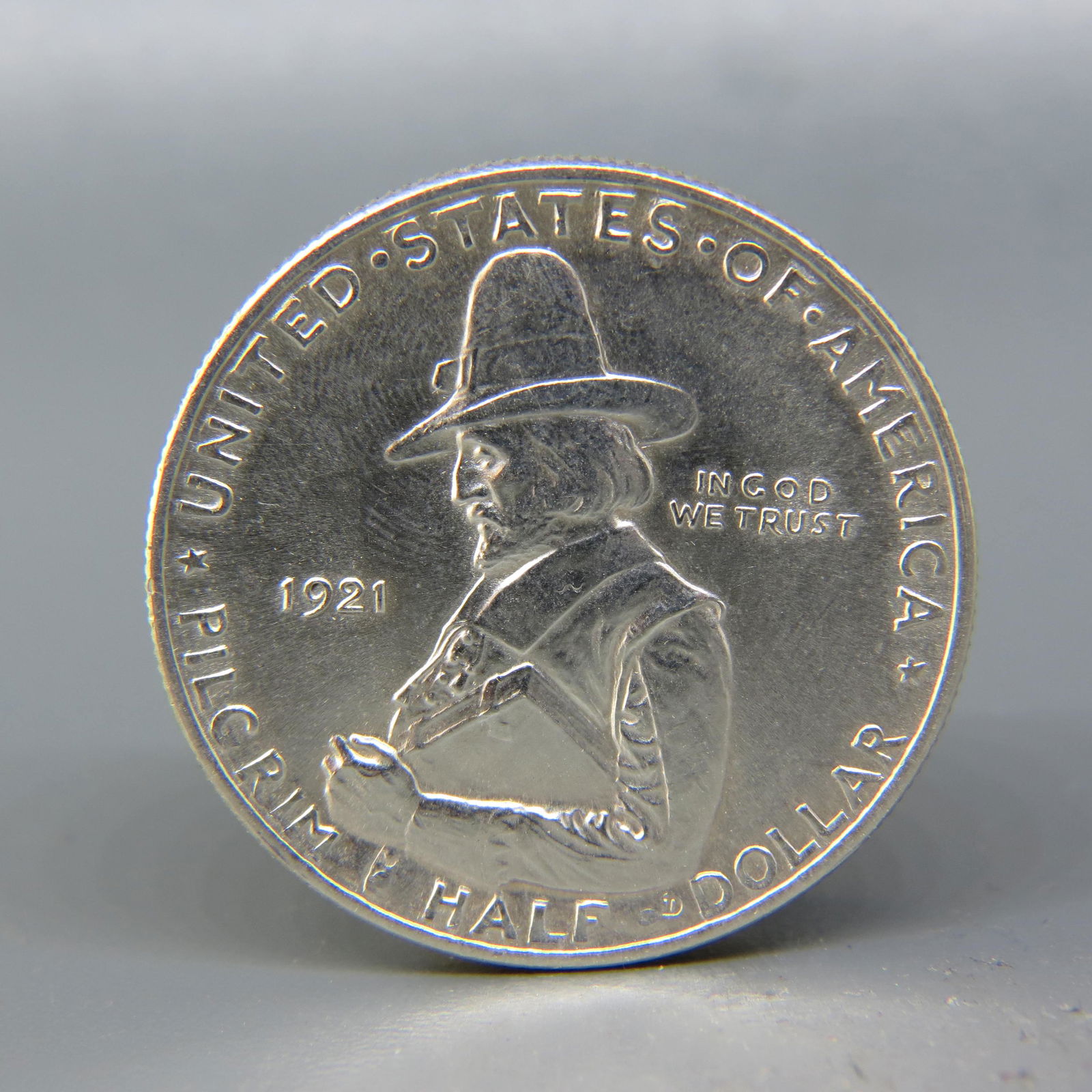 1920 Pilgrim Commemorative Half Dollar, (1 of 2)