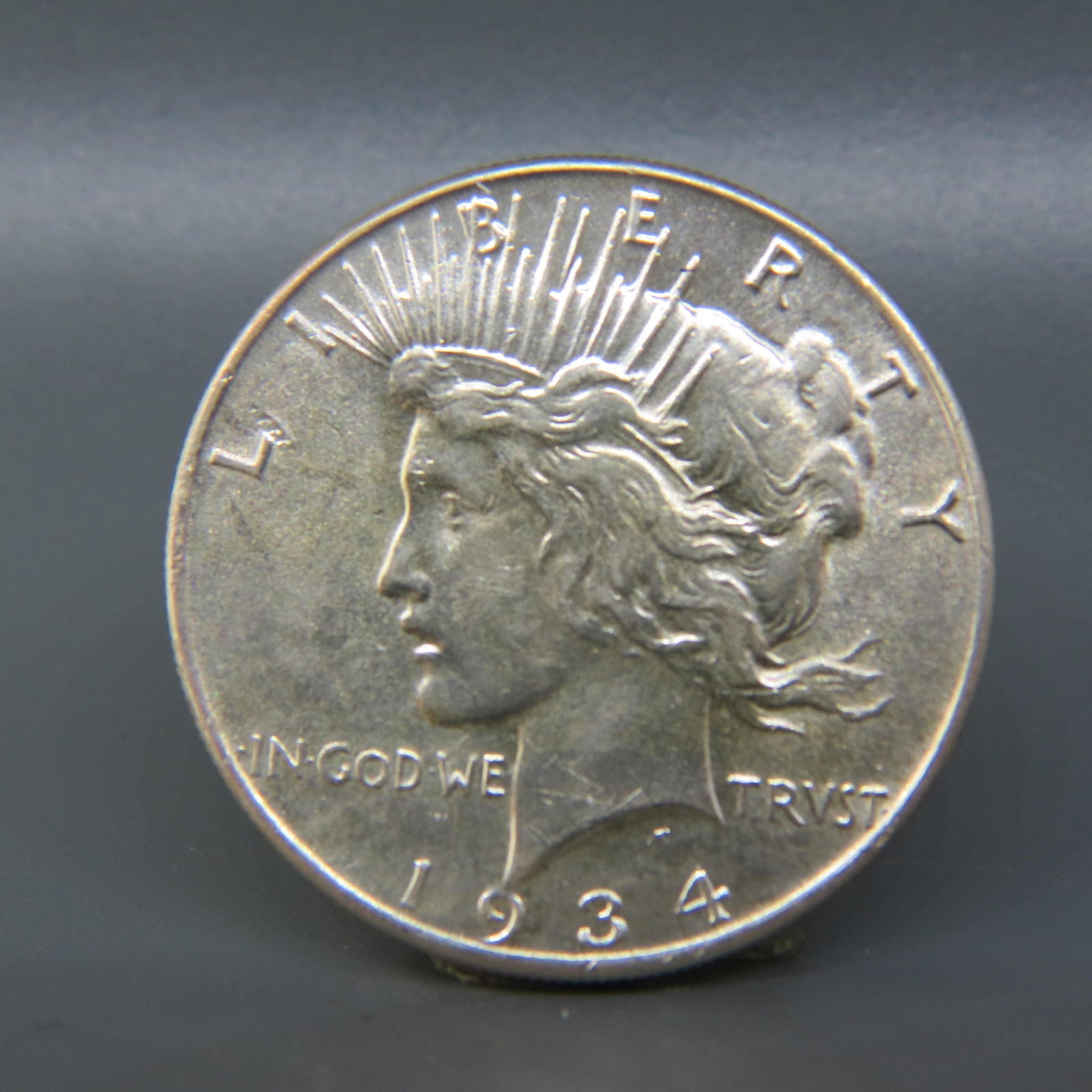 1934 Peace Dollar, (1 of 2)