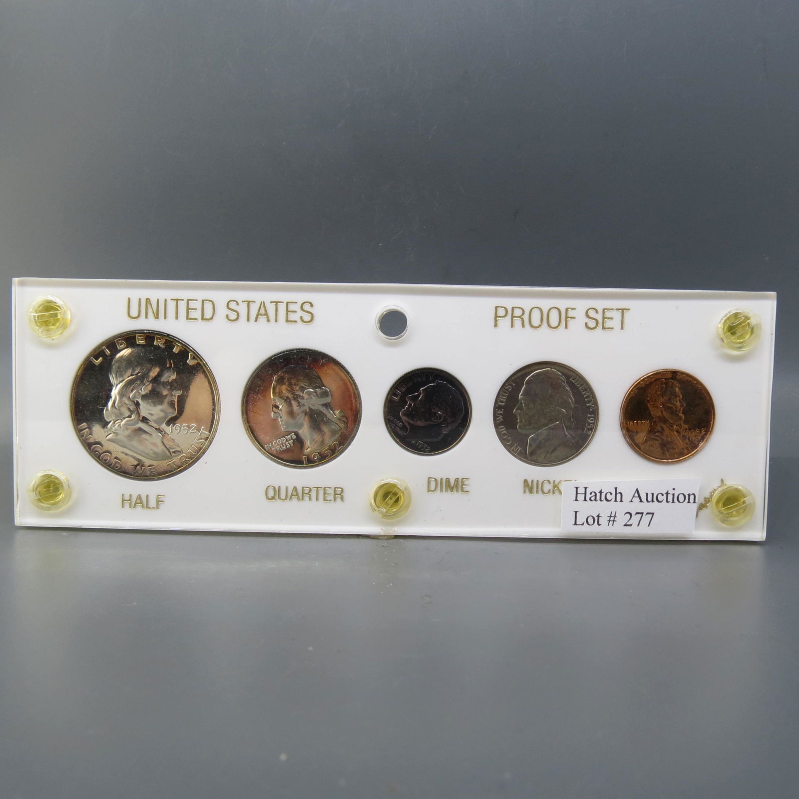 1952 U.S. Proof Set, (1 of 5)