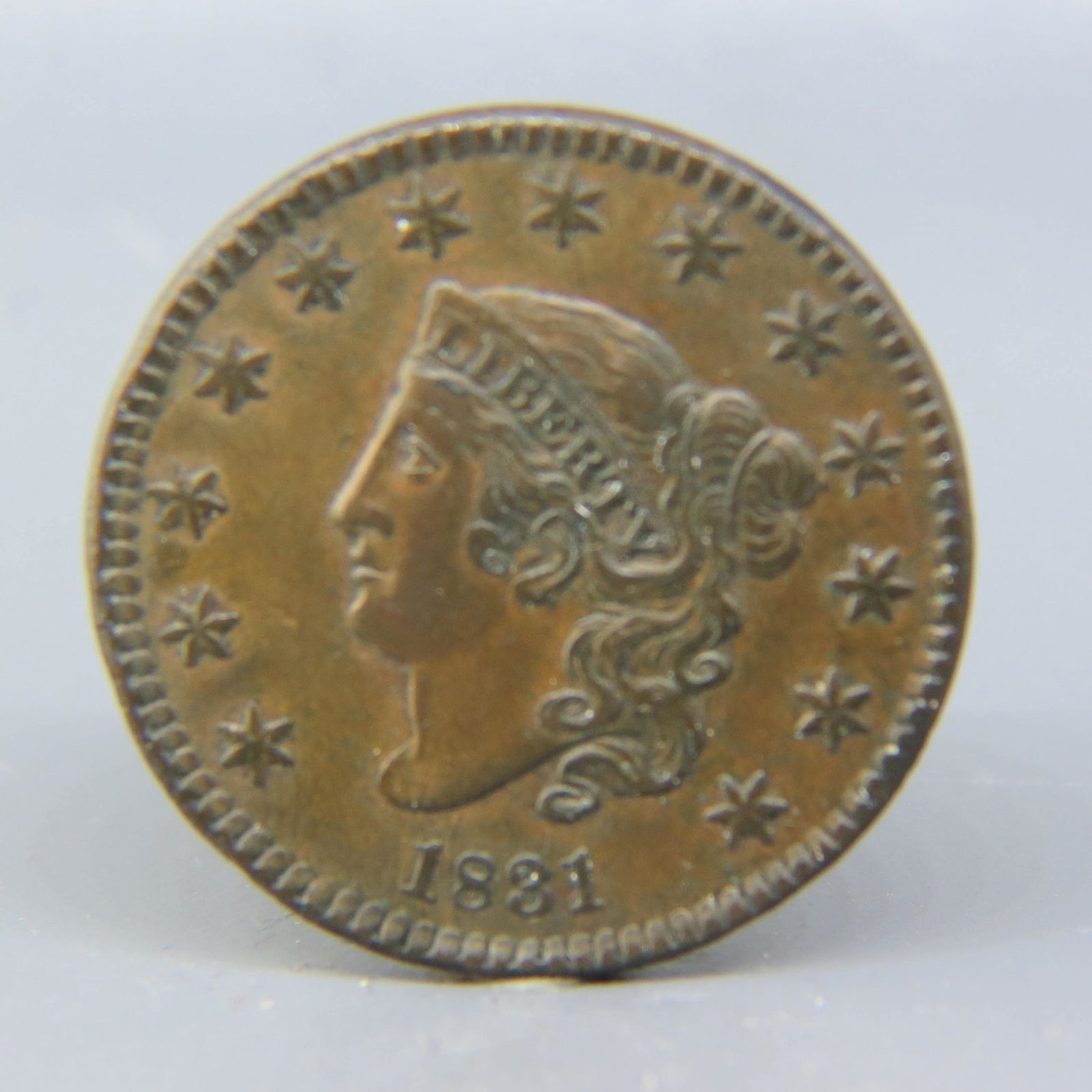 1831 U.S. Large Cent, A.U. to Uncirculated, (1 of 2)