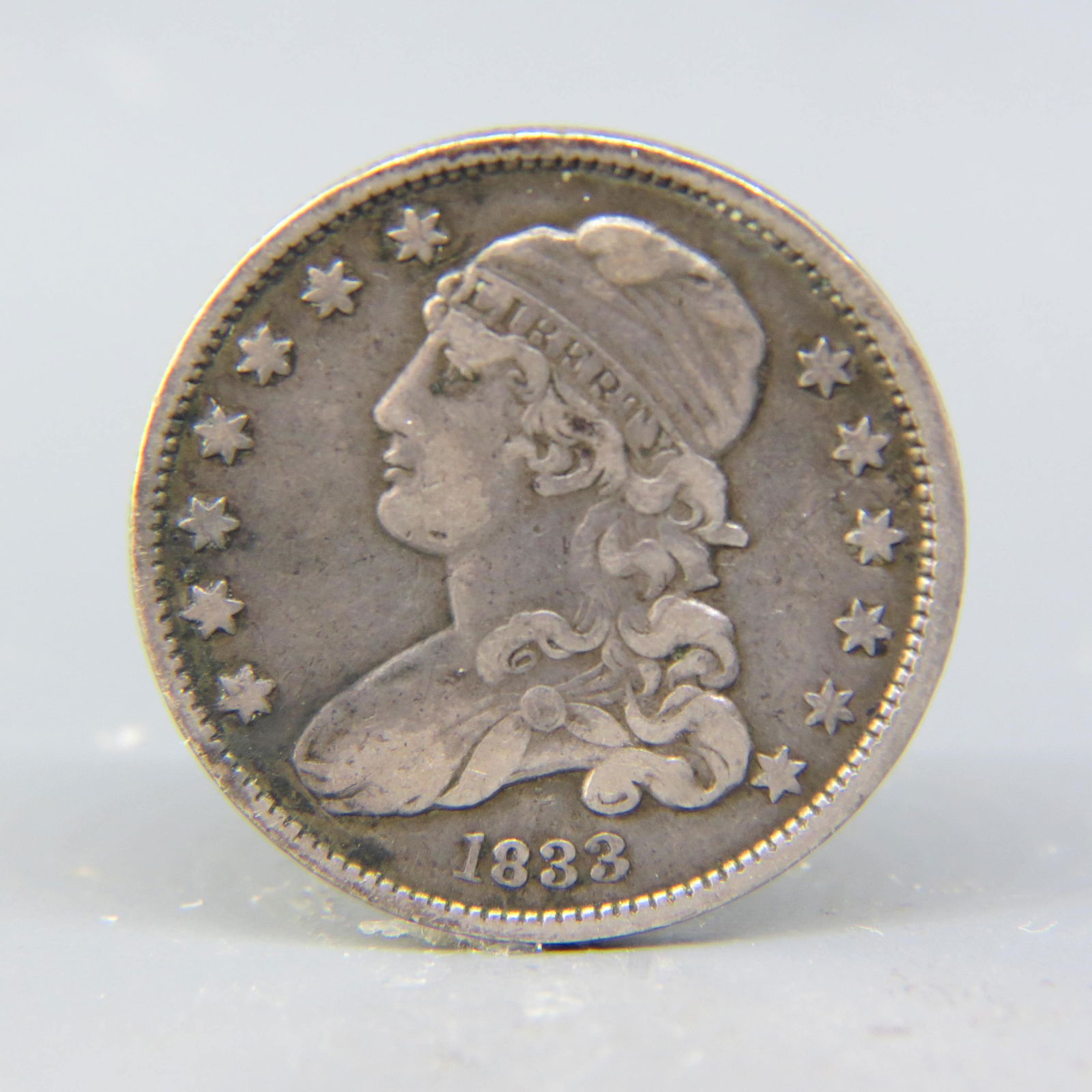 1833 Capped Bust Quarter, (1 of 2)
